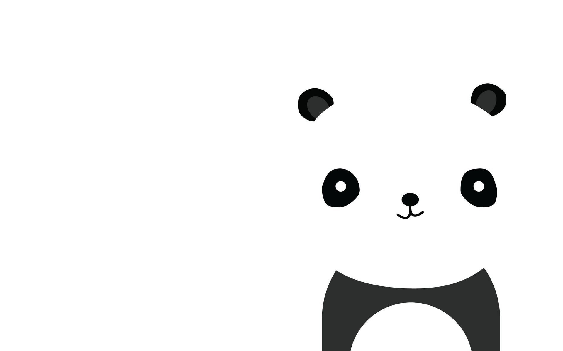 Panda Blanco Genial Sonriente