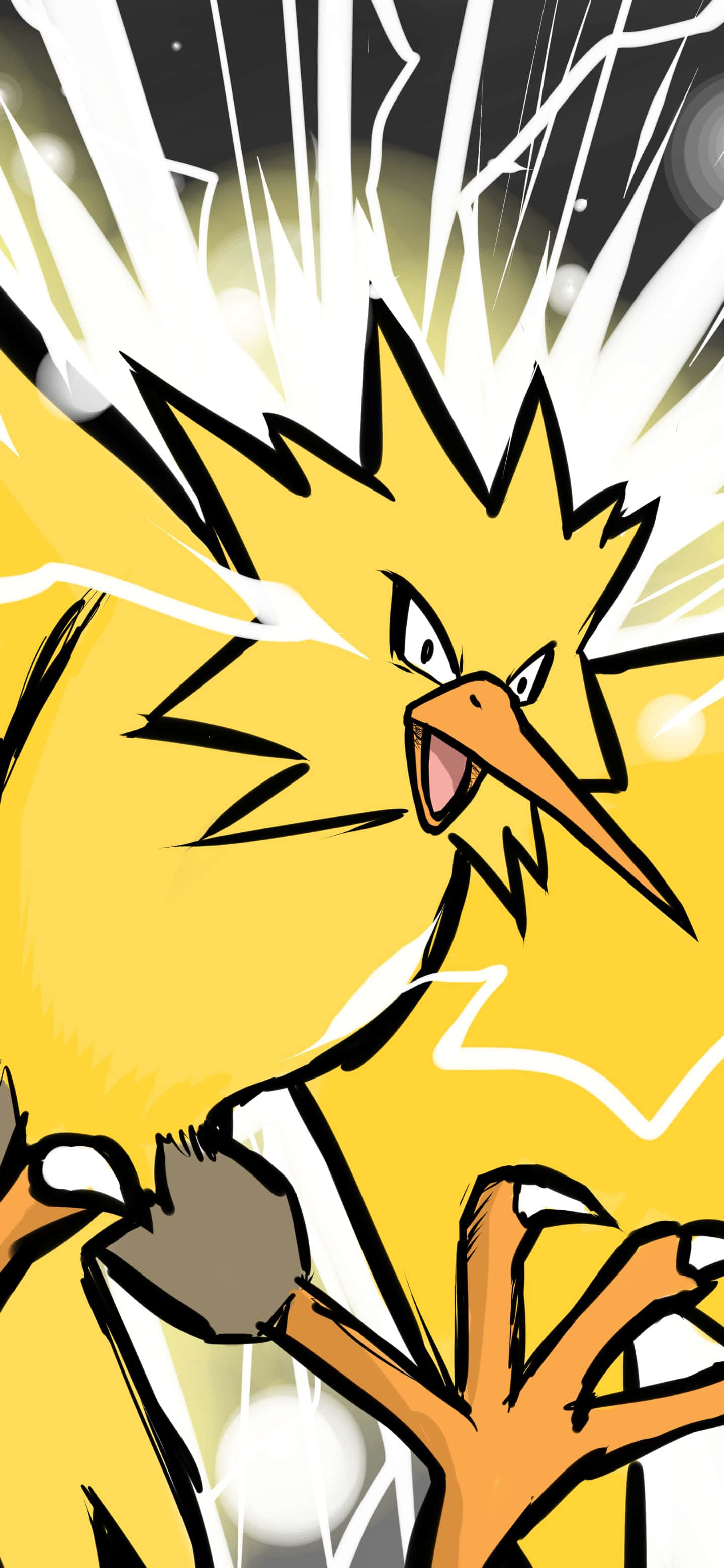 Panel de Manga a Color de Zapdos Fondos de pantalla