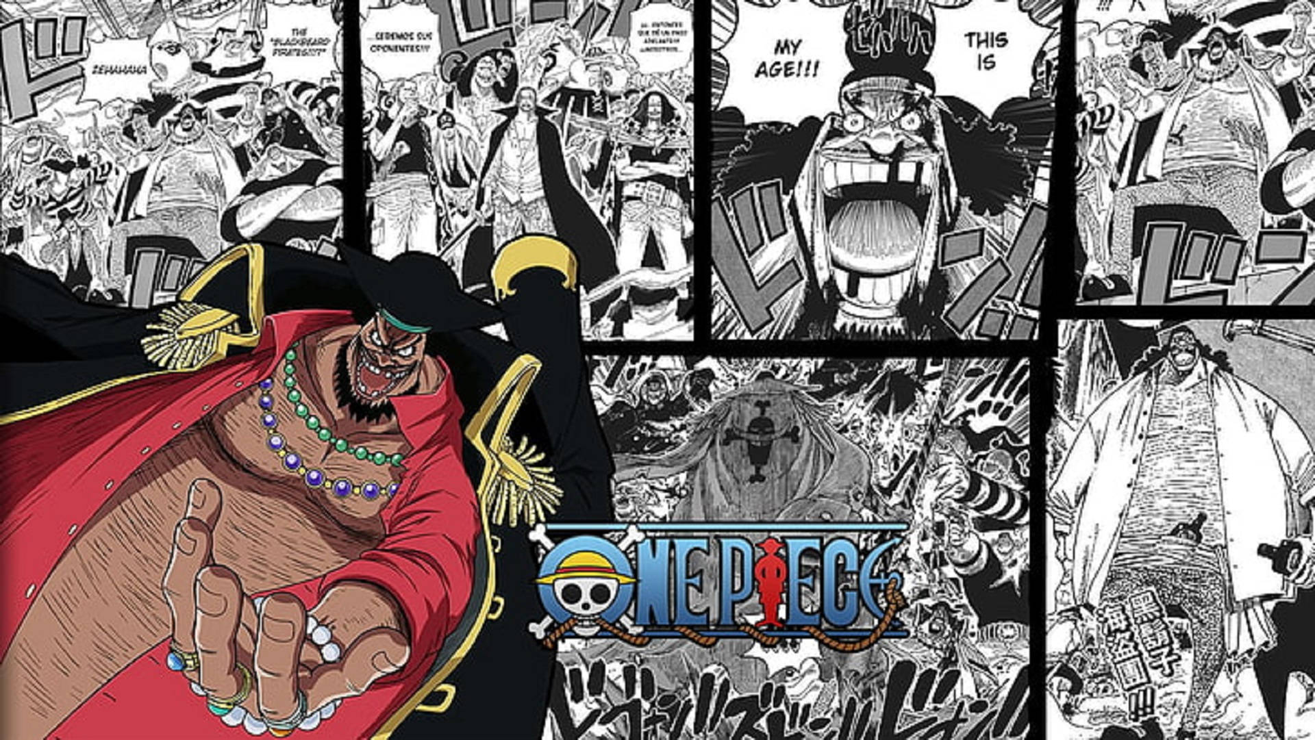 Panel de Manga de Barbanegra Fondos de pantalla