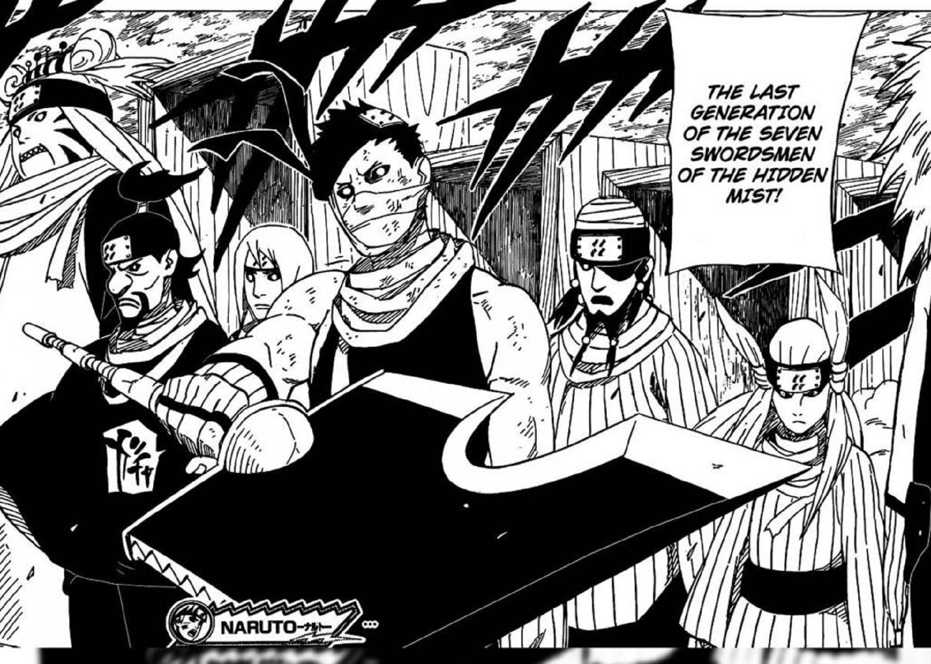 Panel de Manga de los Siete Espadachines de la Niebla Fondos de pantalla