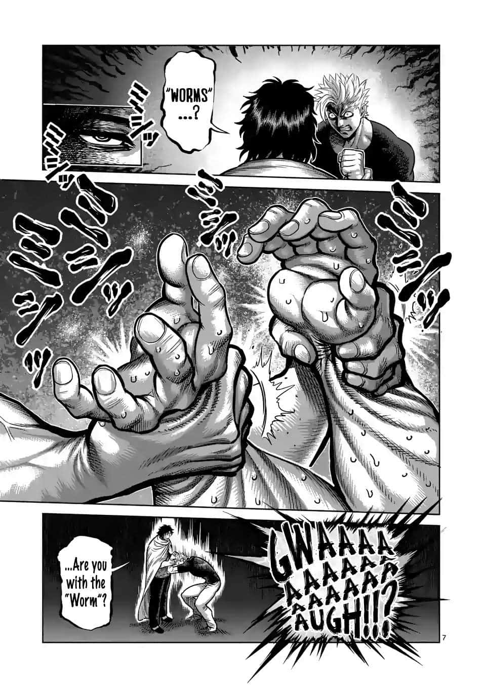 Panel de Manga de Ohma Tokita en Combate Fondos de pantalla