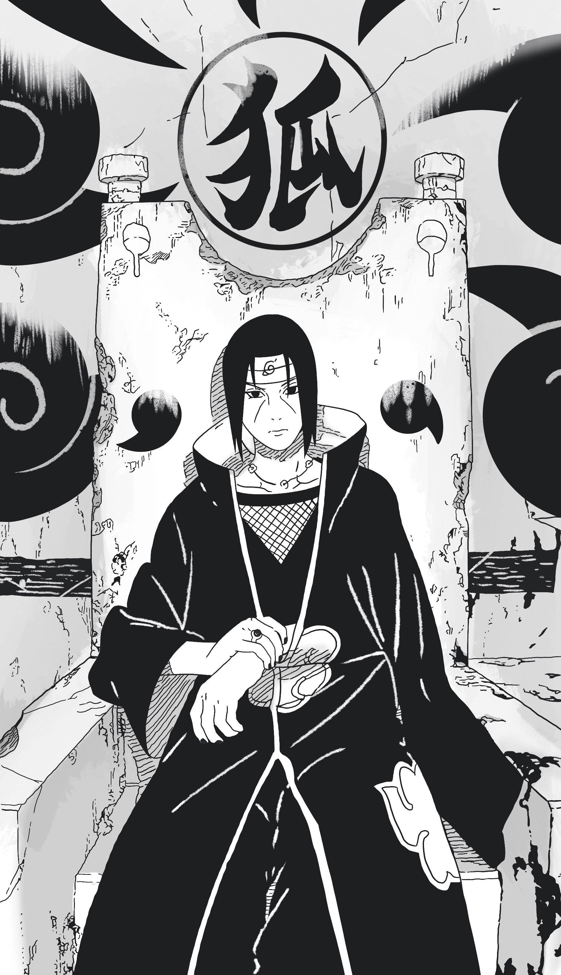Panel de Manga de Uchiha Itachi Fondos de pantalla