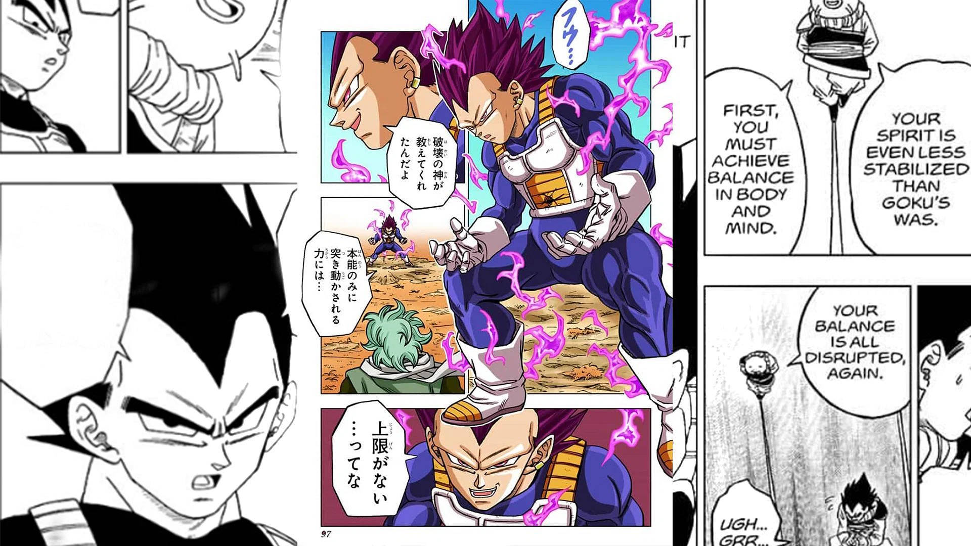 Panel de Manga de Vegeta Fondos de pantalla