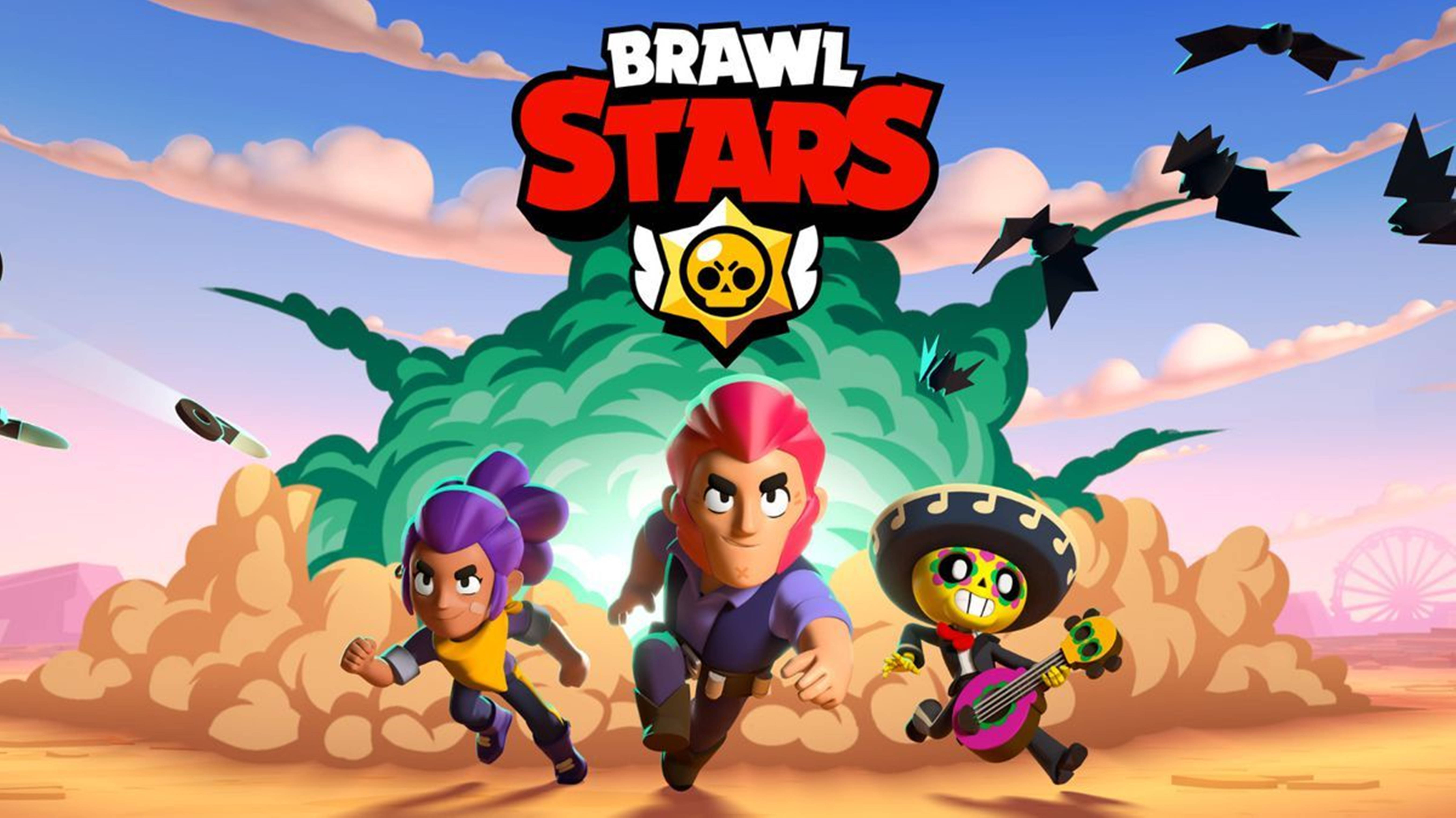 Pantalla de Explosión Atrapante de Brawl Stars 4K Fondos de pantalla