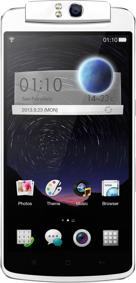Pantalla frontal de smartphone Oppo Fondos de pantalla