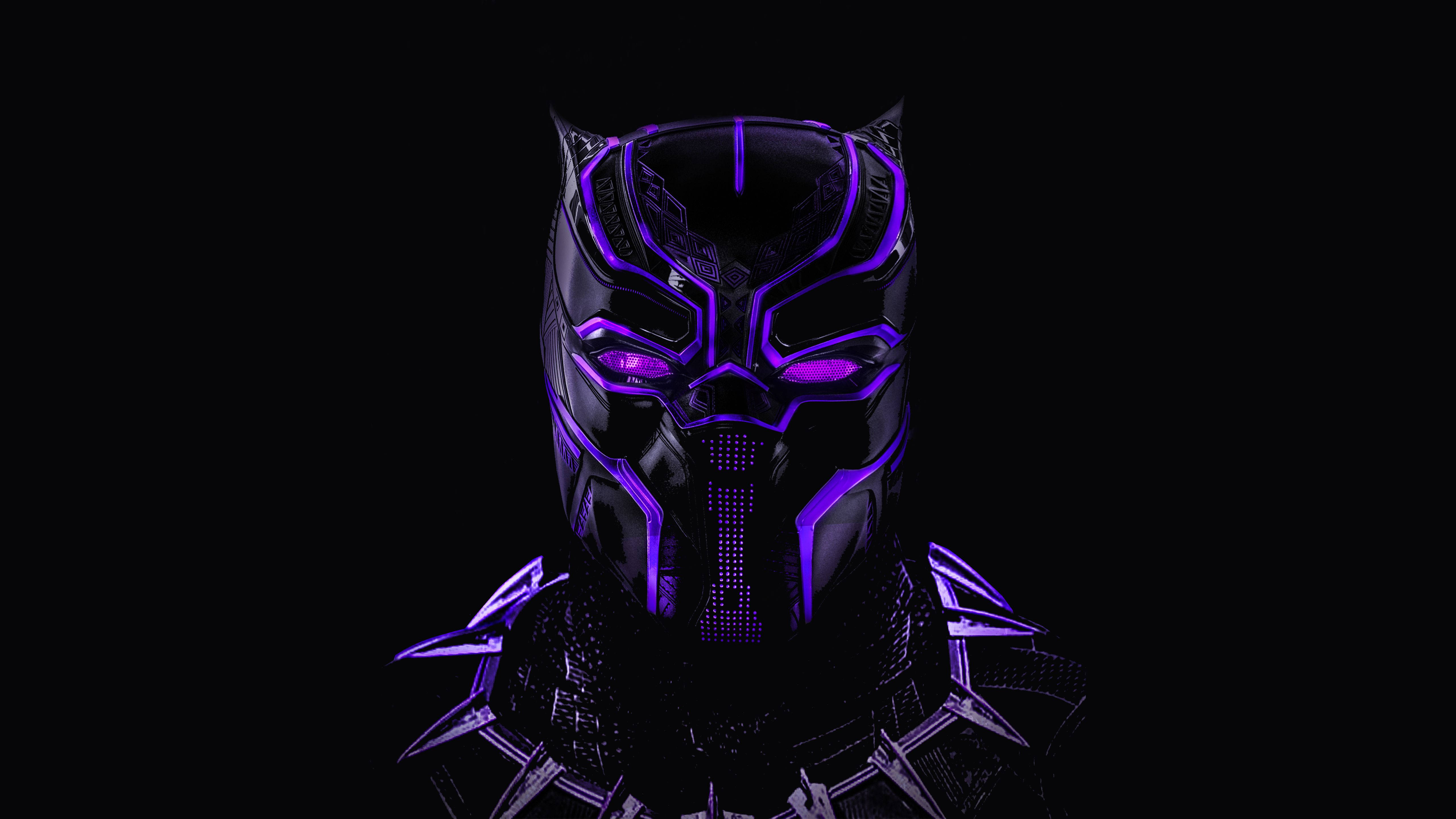 Pantera Negra Simple 4K Ultra HD Oscuro Fondos de pantalla