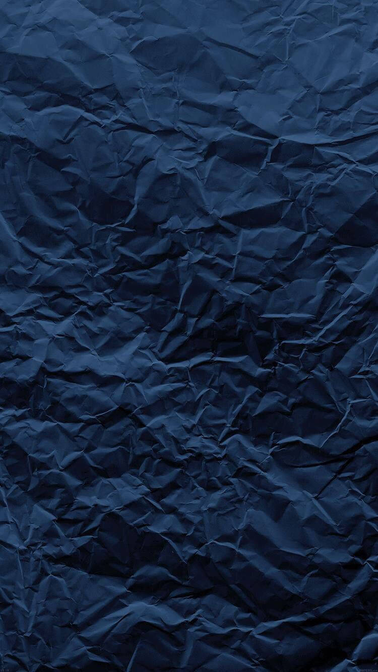 Papel Arrugado Estético Azul Oscuro HD Fondos de pantalla