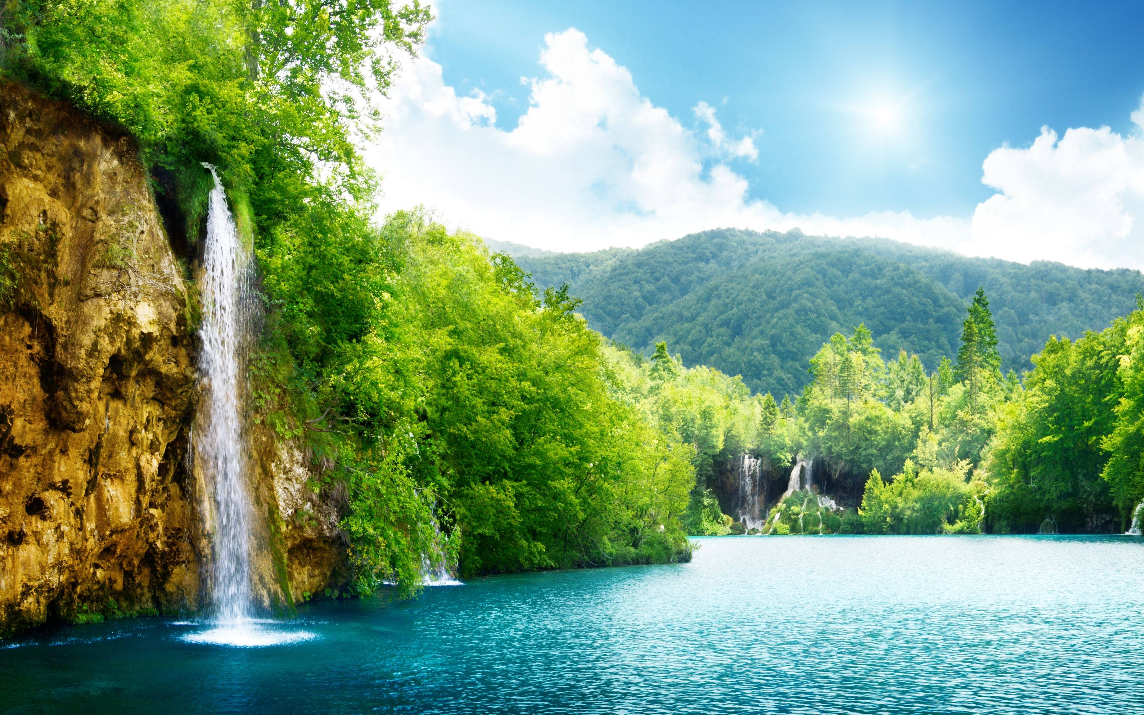 Paraíso Natural 4K Fondos de pantalla