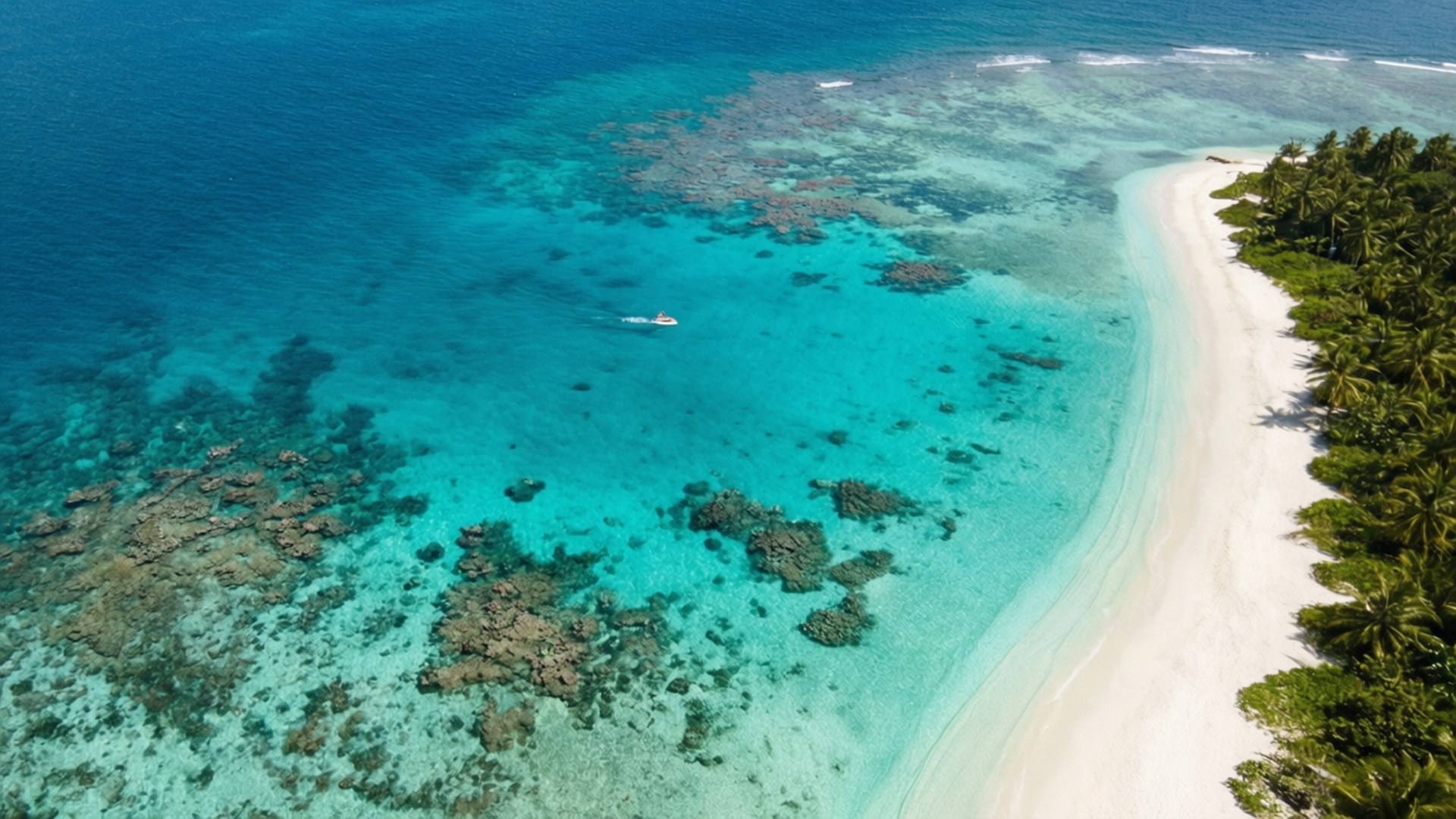 Paraíso Turquesa Aéreo Fondos de pantalla