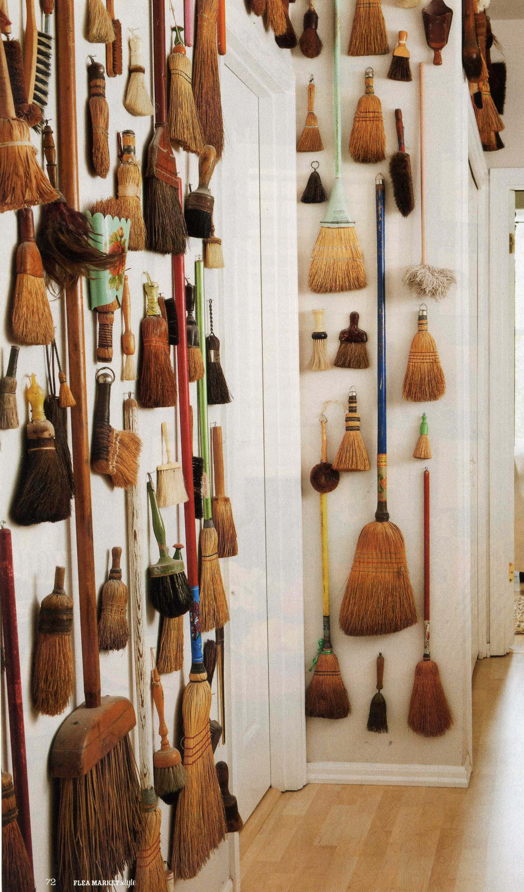 Pared de Fotos de Escobas Fondos de pantalla