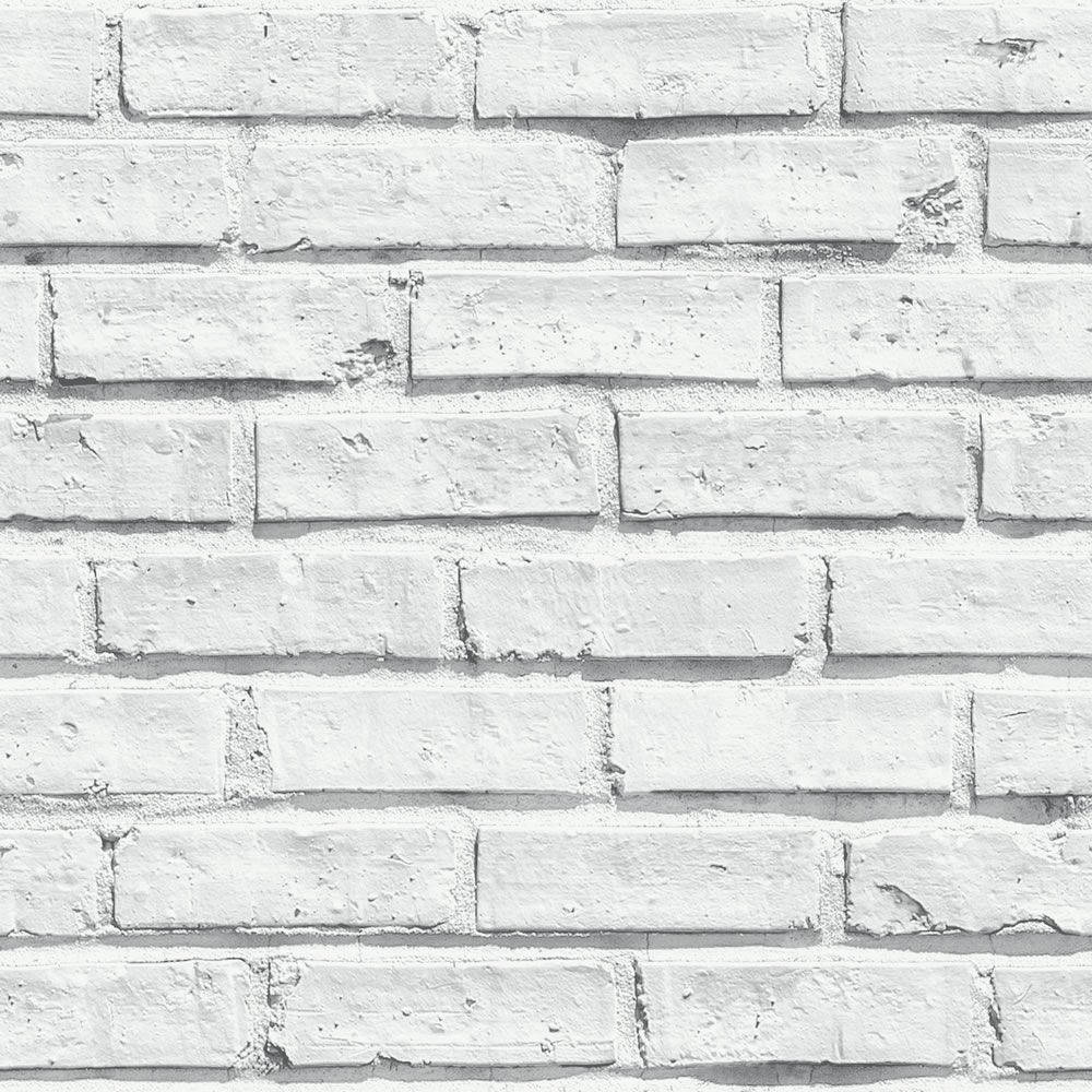 Pared de ladrillo blanco liso Fondos de pantalla