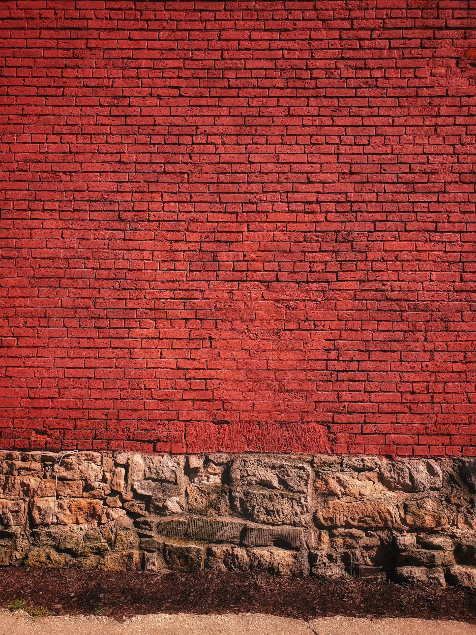 Pared de ladrillos rojo oscuro Fondos de pantalla