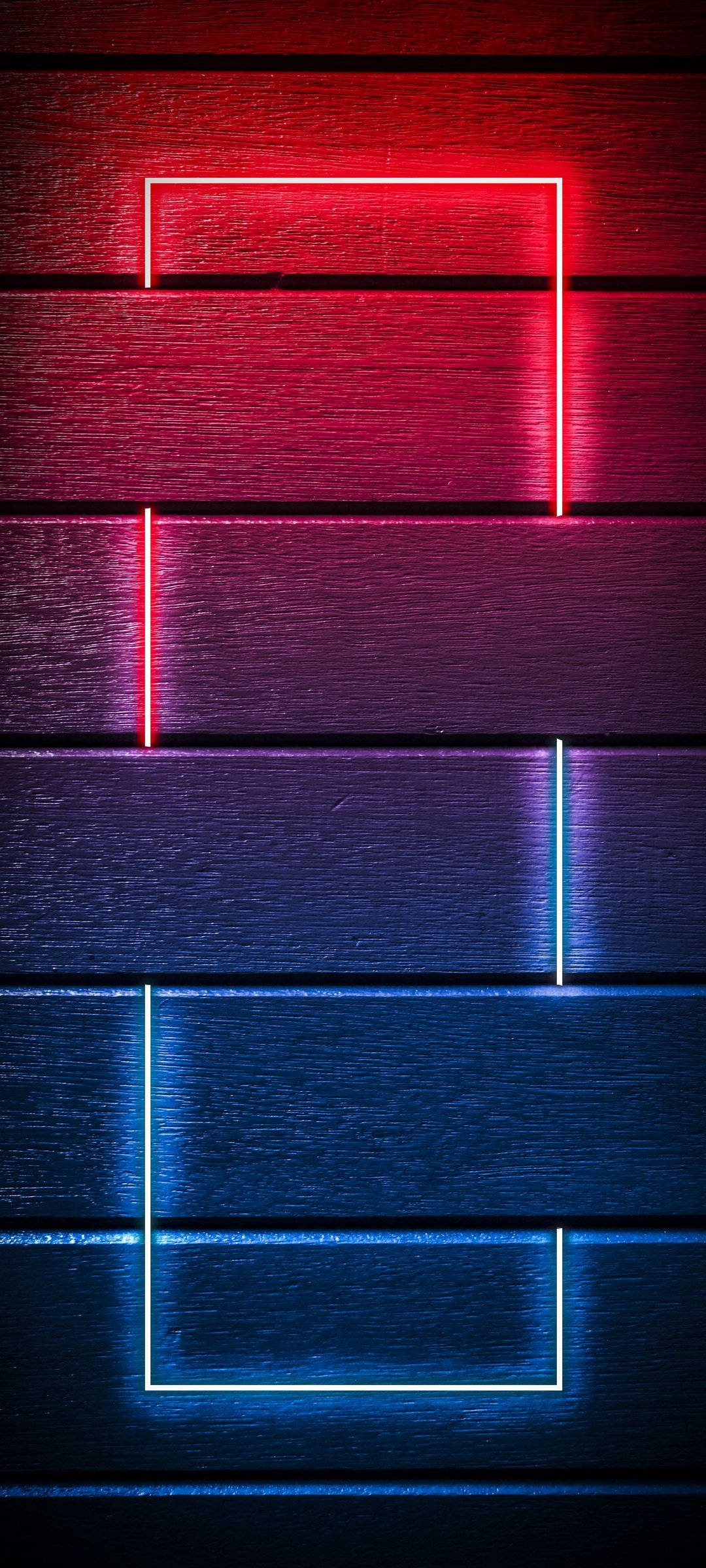 Pared de Luz Neón Roja y Azul Fondos de pantalla