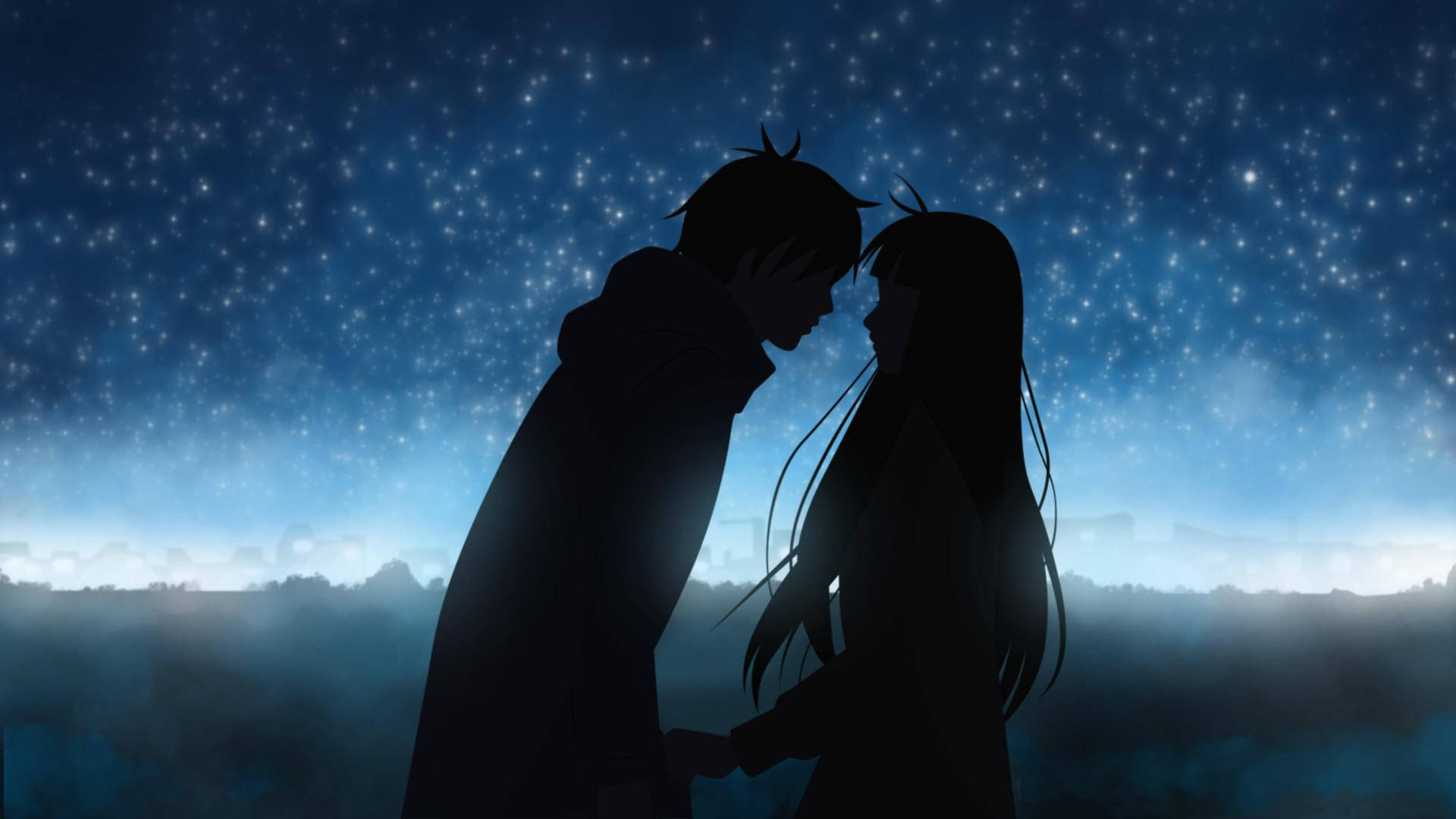 Pareja Anime Negra Fondos de pantalla