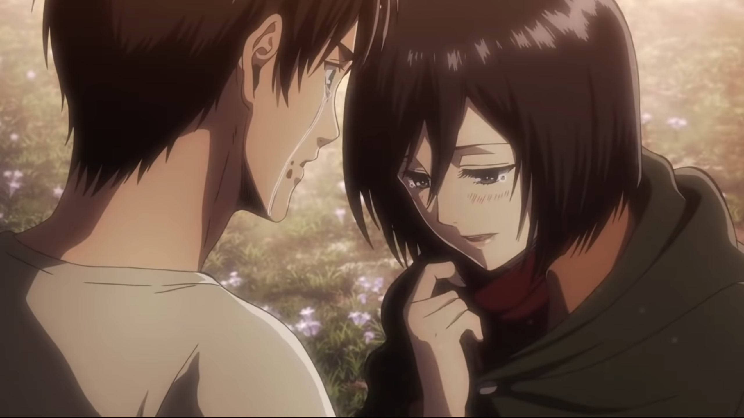 Pareja de anime Attack on Titan Fondos de pantalla