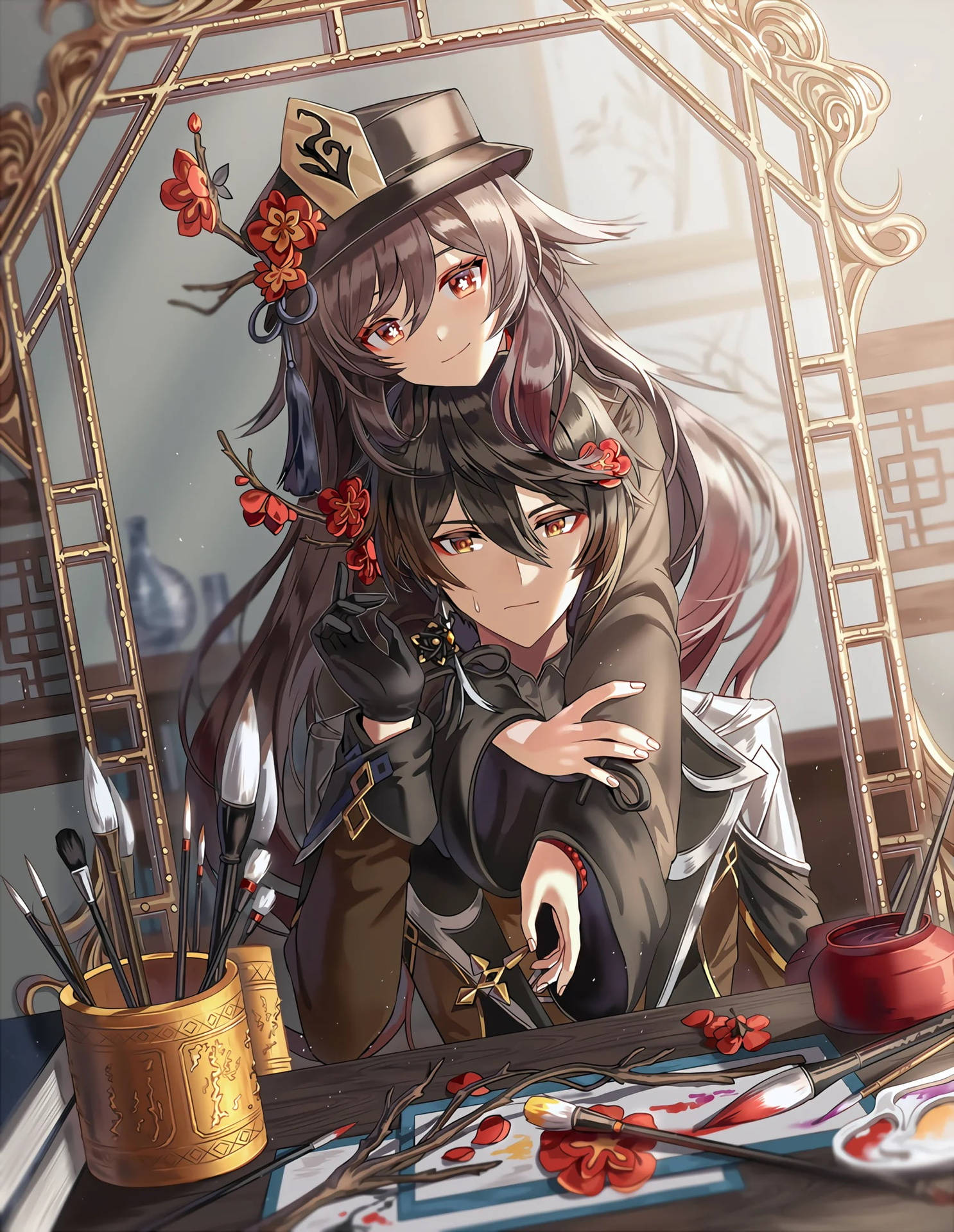 Pareja Estética de Anime de Genshin Impact