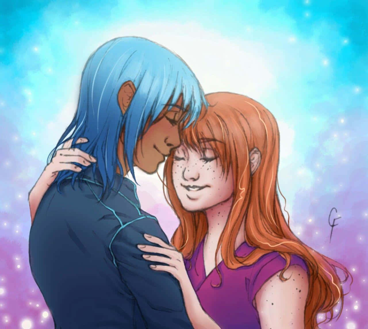 Pareja íntima de UnOrdinary Anime Fondos de pantalla
