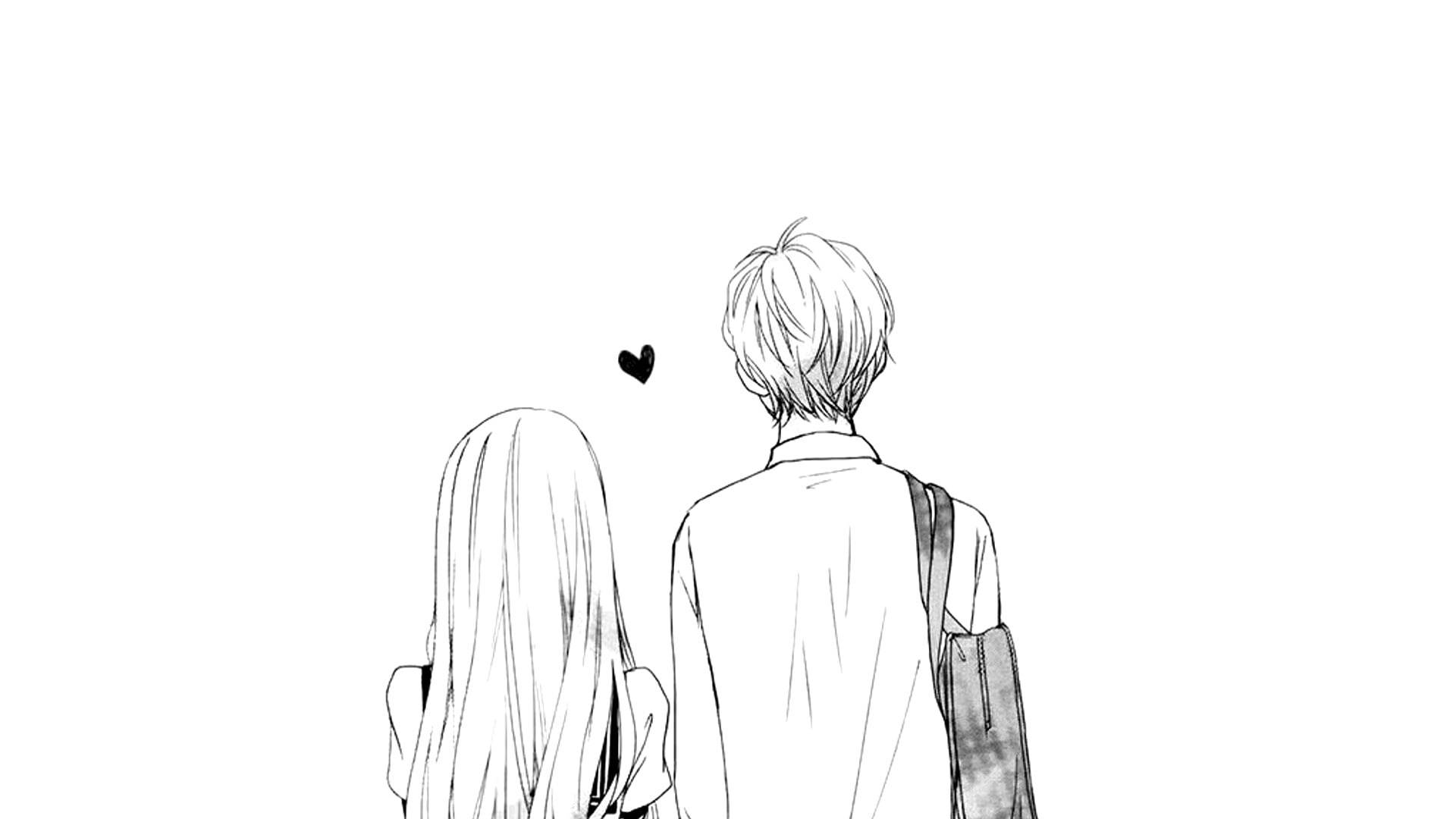 Pareja linda dibujo genial Fondos de pantalla