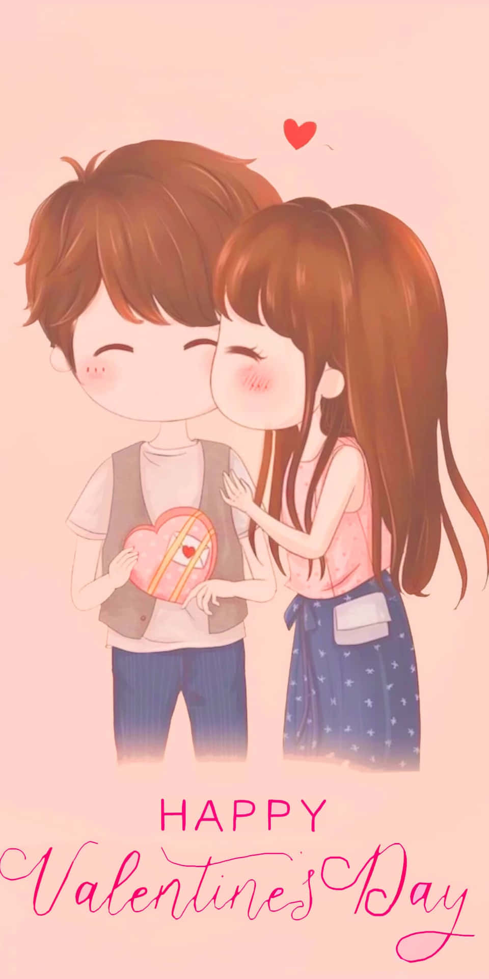 Pareja Linda en San Valentín Fondos de pantalla