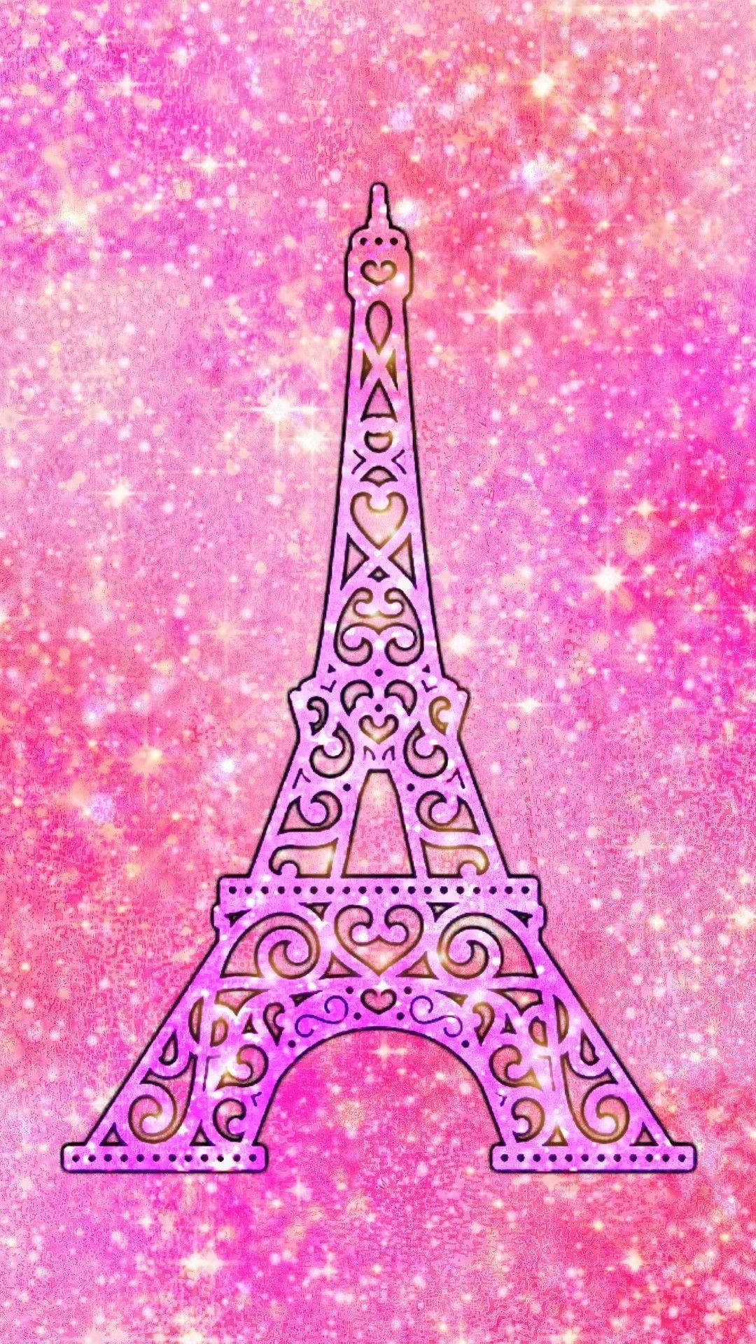 París rosa con fondo brillante Fondos de pantalla