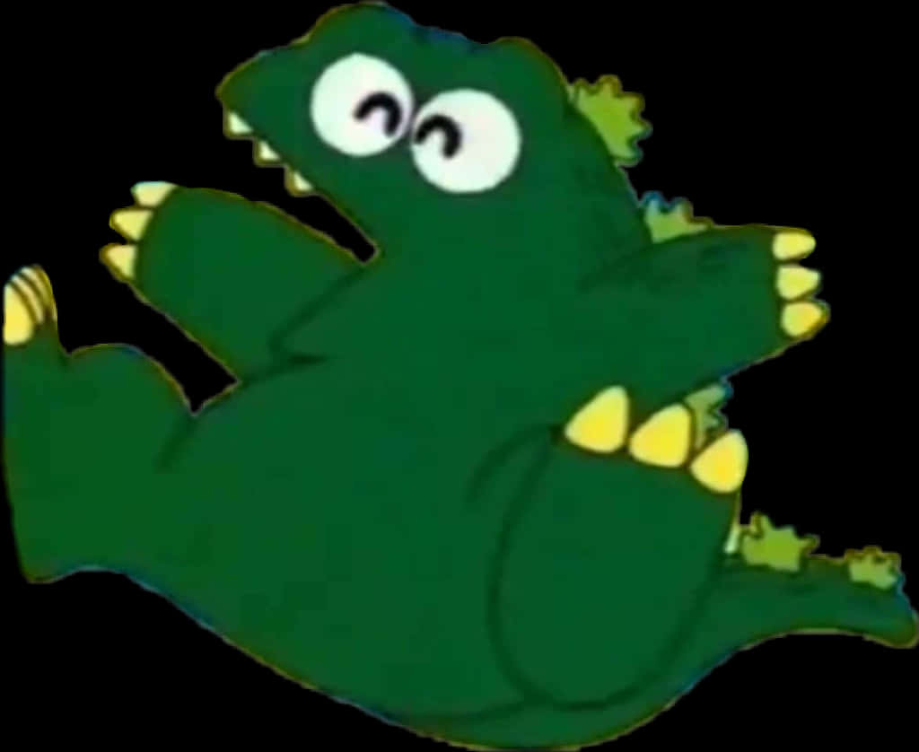 Parodia de Godzilla caricaturesca Fondos de pantalla