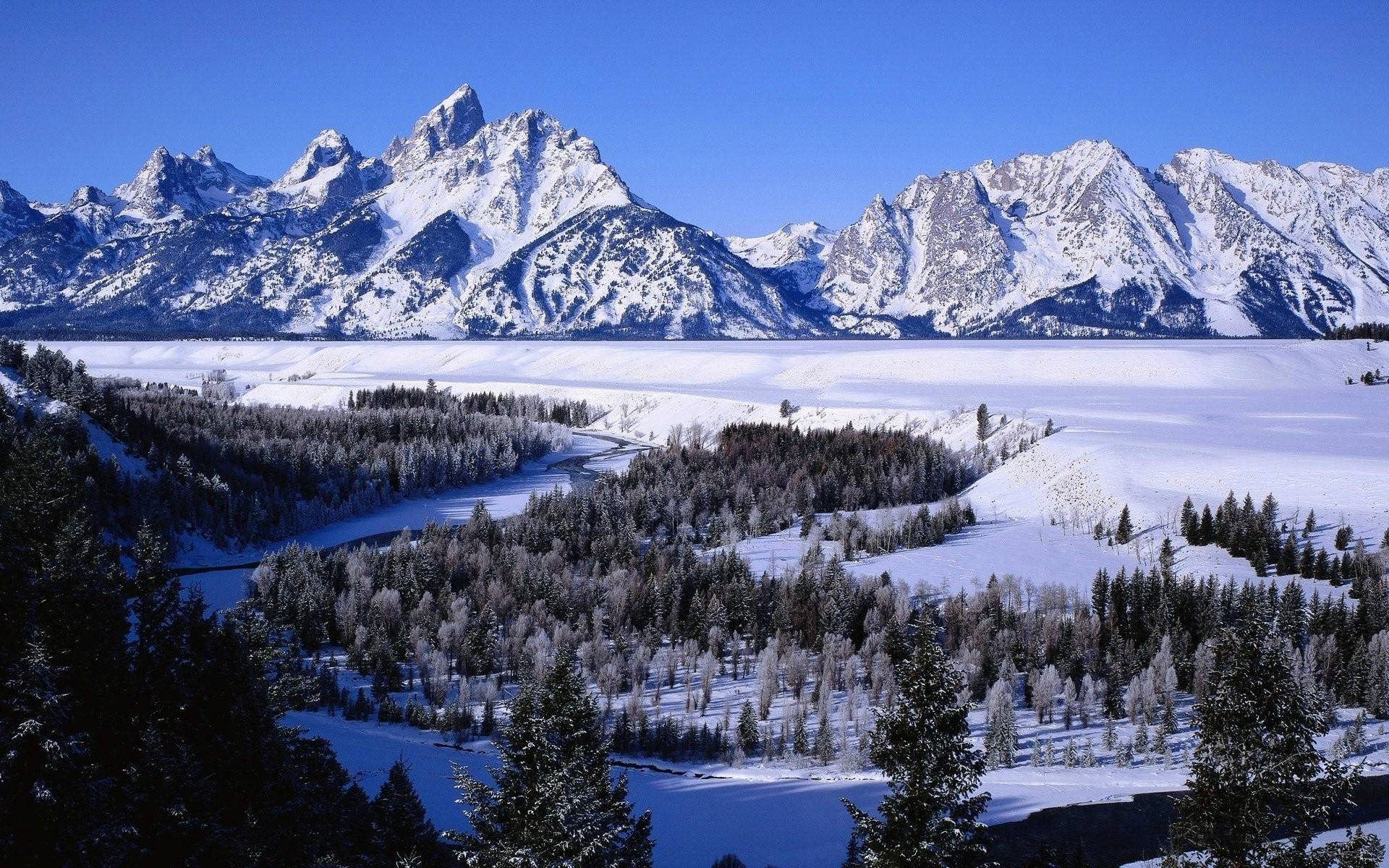 Parque Nacional Grand Teton Frío Fondos de pantalla