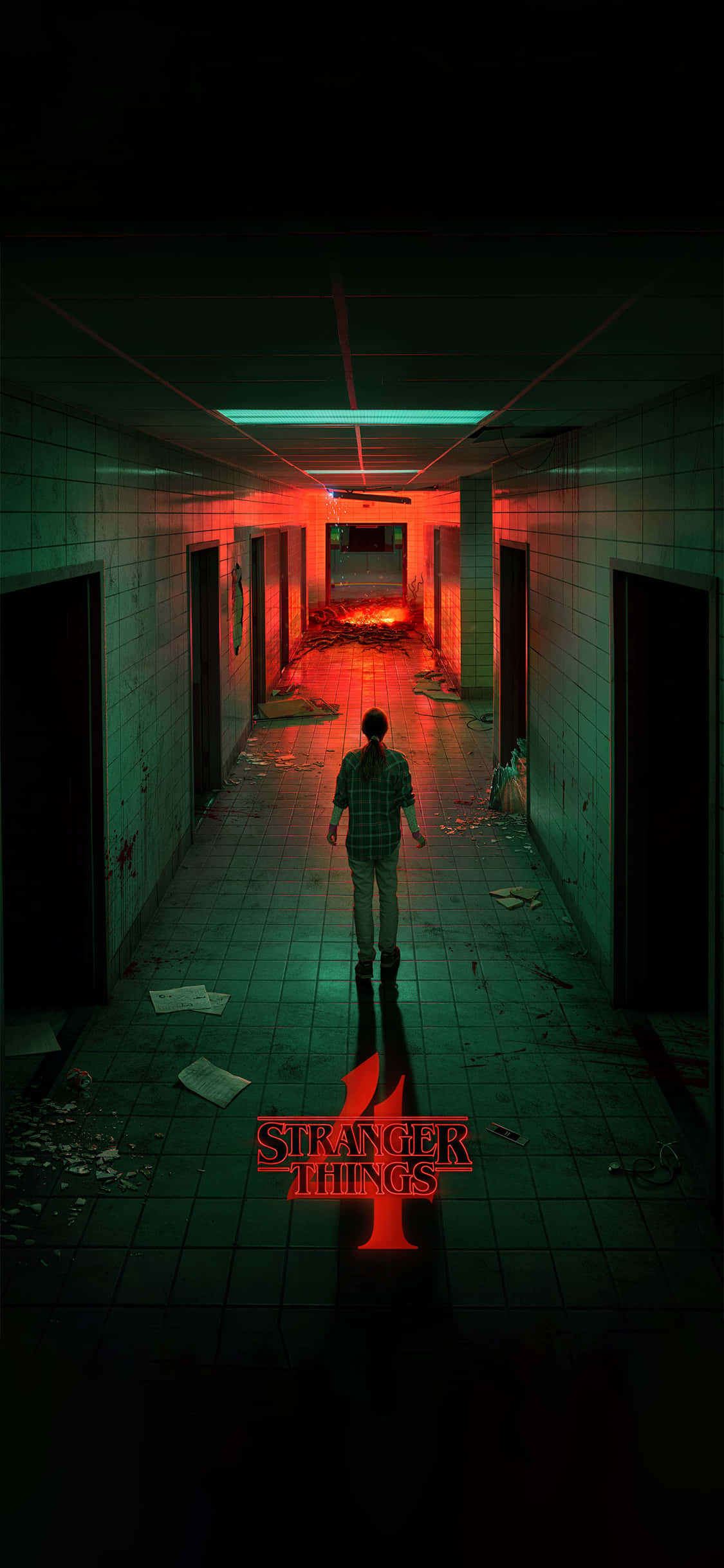 Pasillo escalofriante de Stranger Things Fondos de pantalla