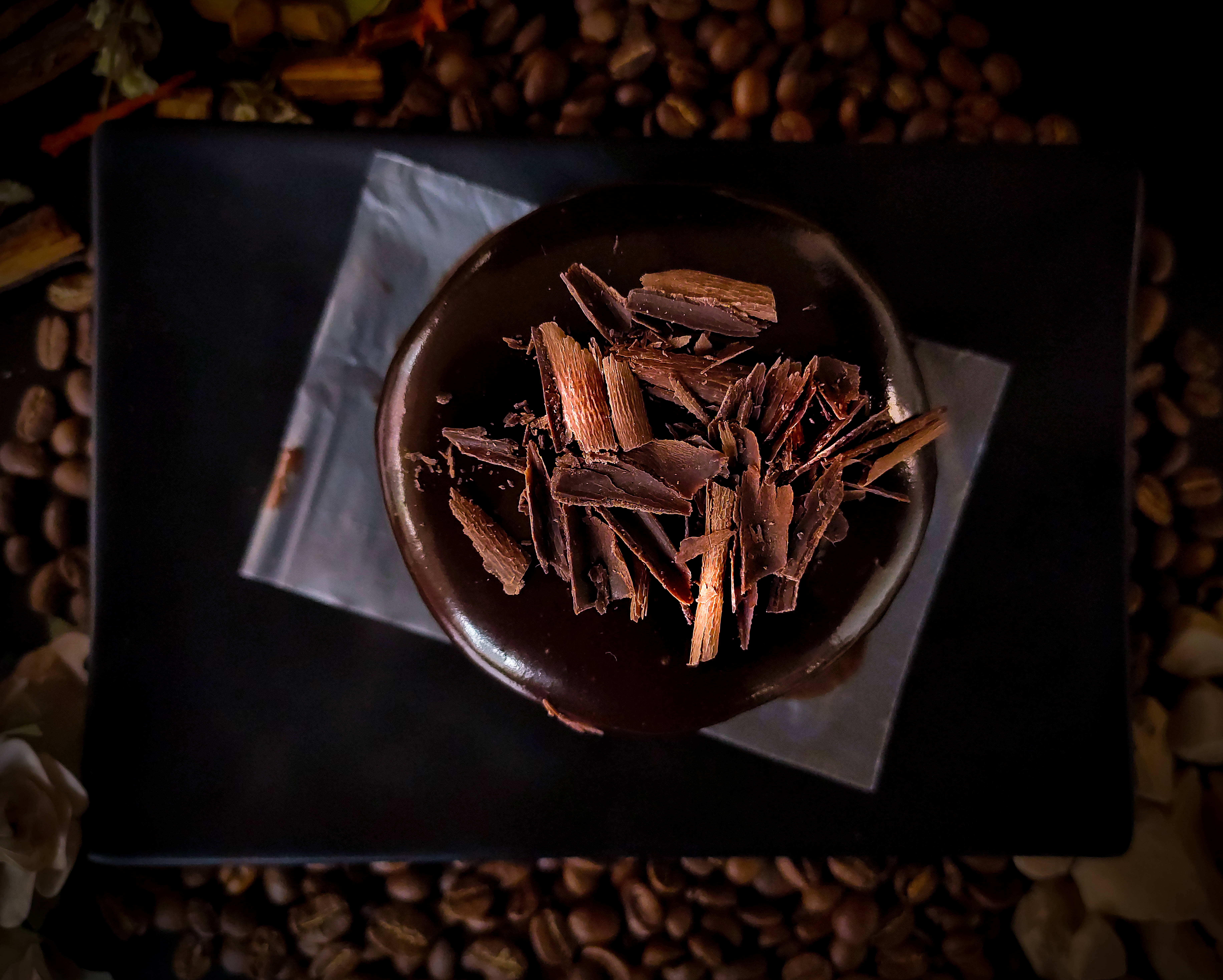Pastel de Chocolate y Granos de Café Fondos de pantalla