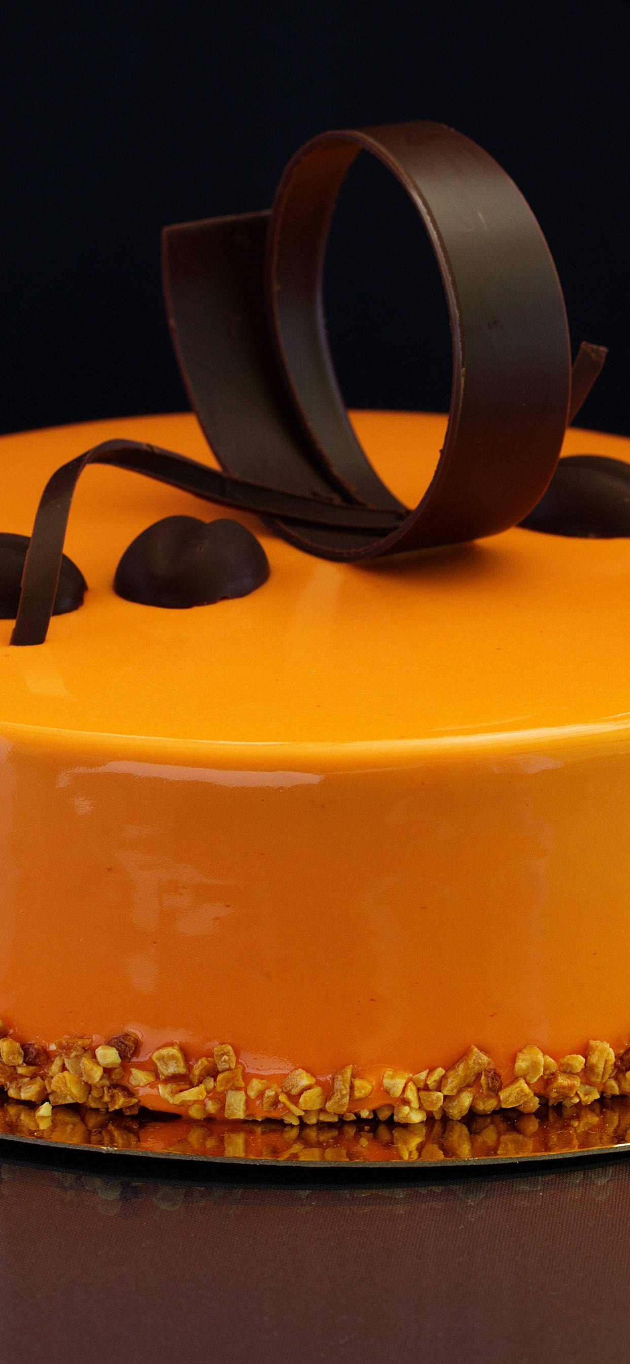 Pastel de chocolate con naranja Fondos de pantalla