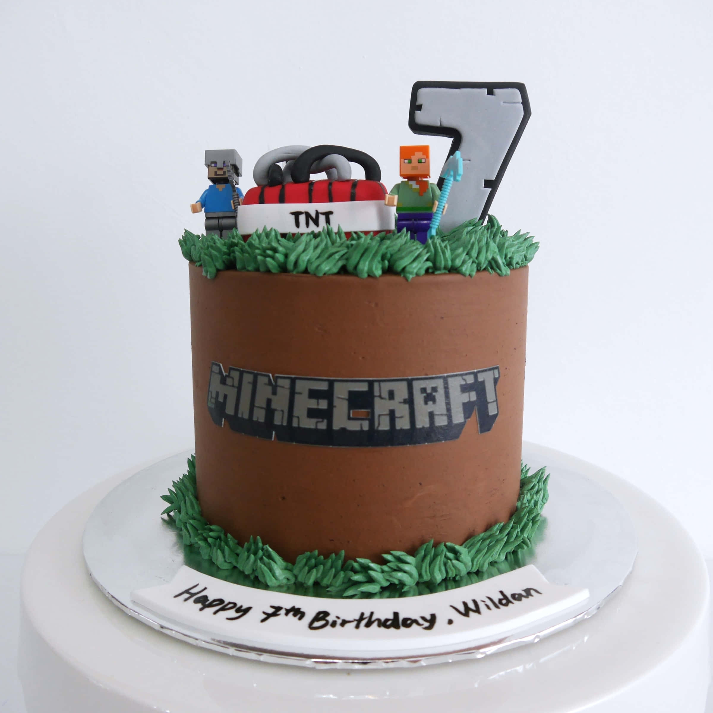Pastel Temático de Minecraft de Aspecto Delicioso Fondos de pantalla