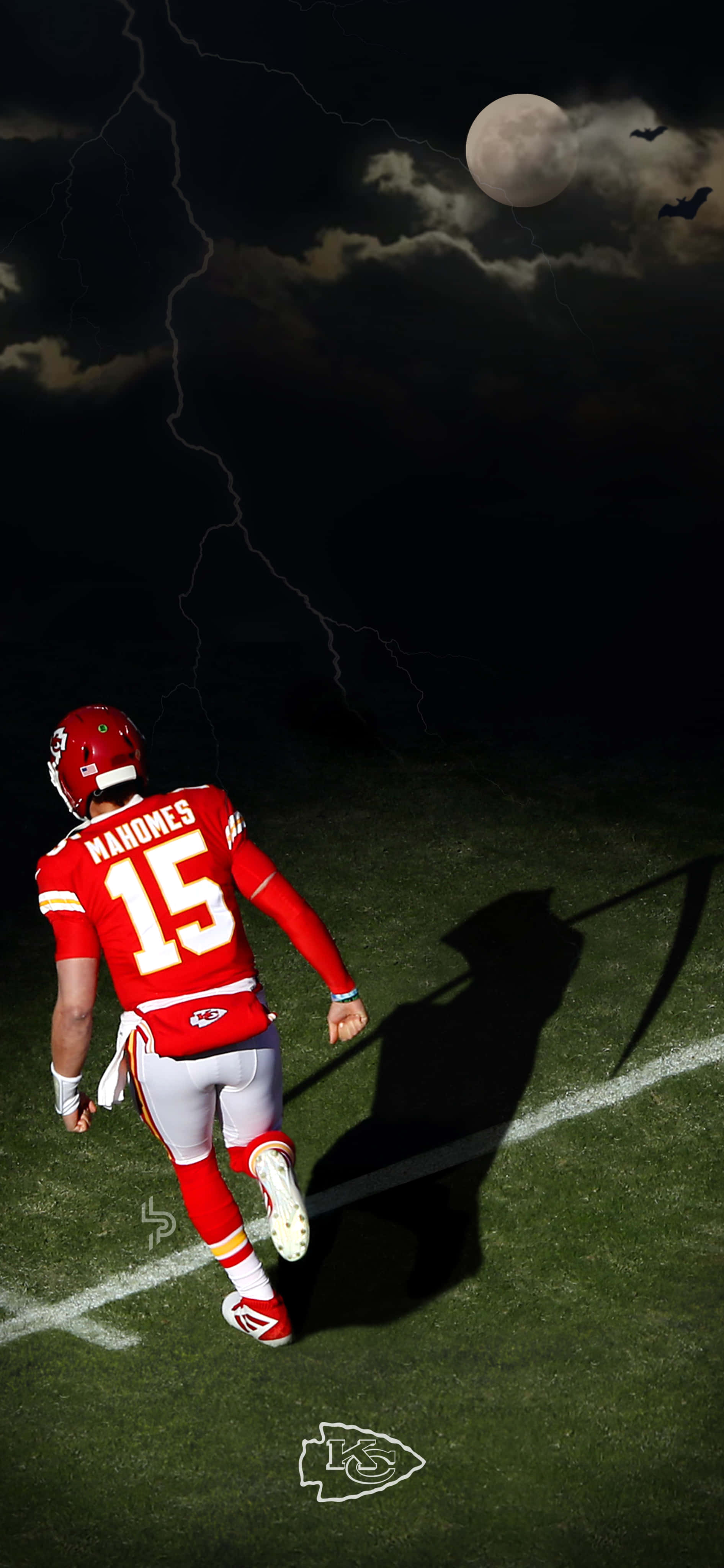 Pat Mahomes de la NFL al teléfono Fondos de pantalla