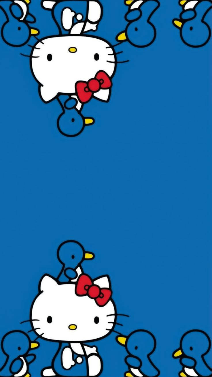 Patos y Hello Kitty Estética Fondos de pantalla