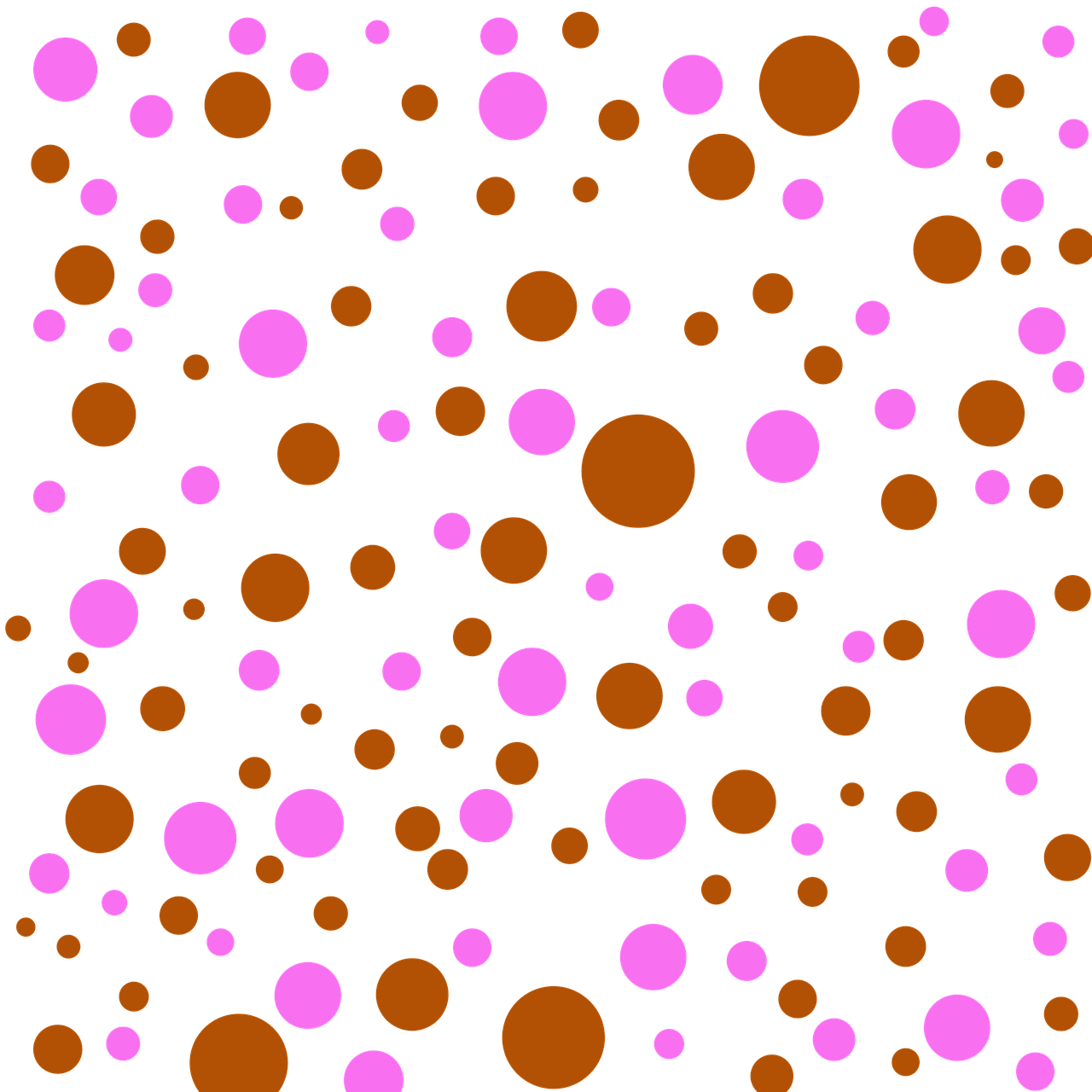 Patrón abstracto de puntos rosas y marrones Fondos de pantalla