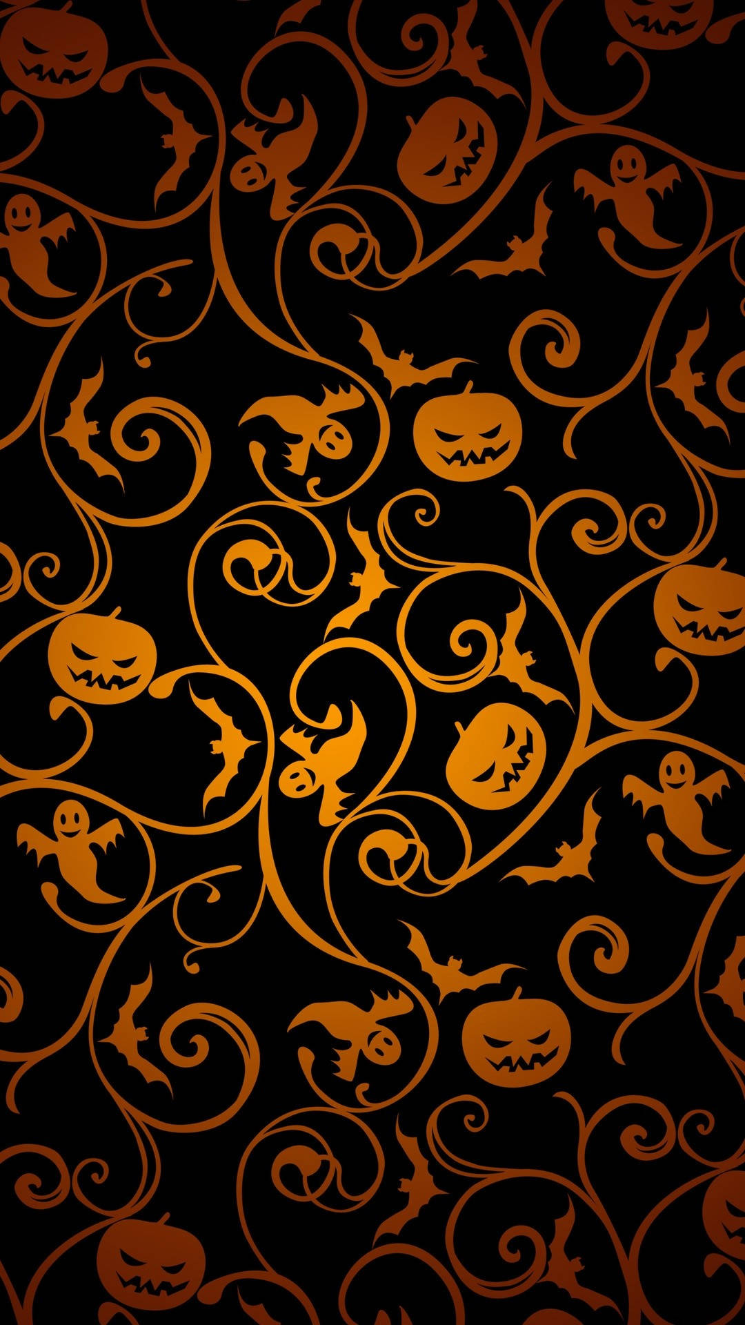 Patrón Abstracto Halloween iPhone Fondos de pantalla
