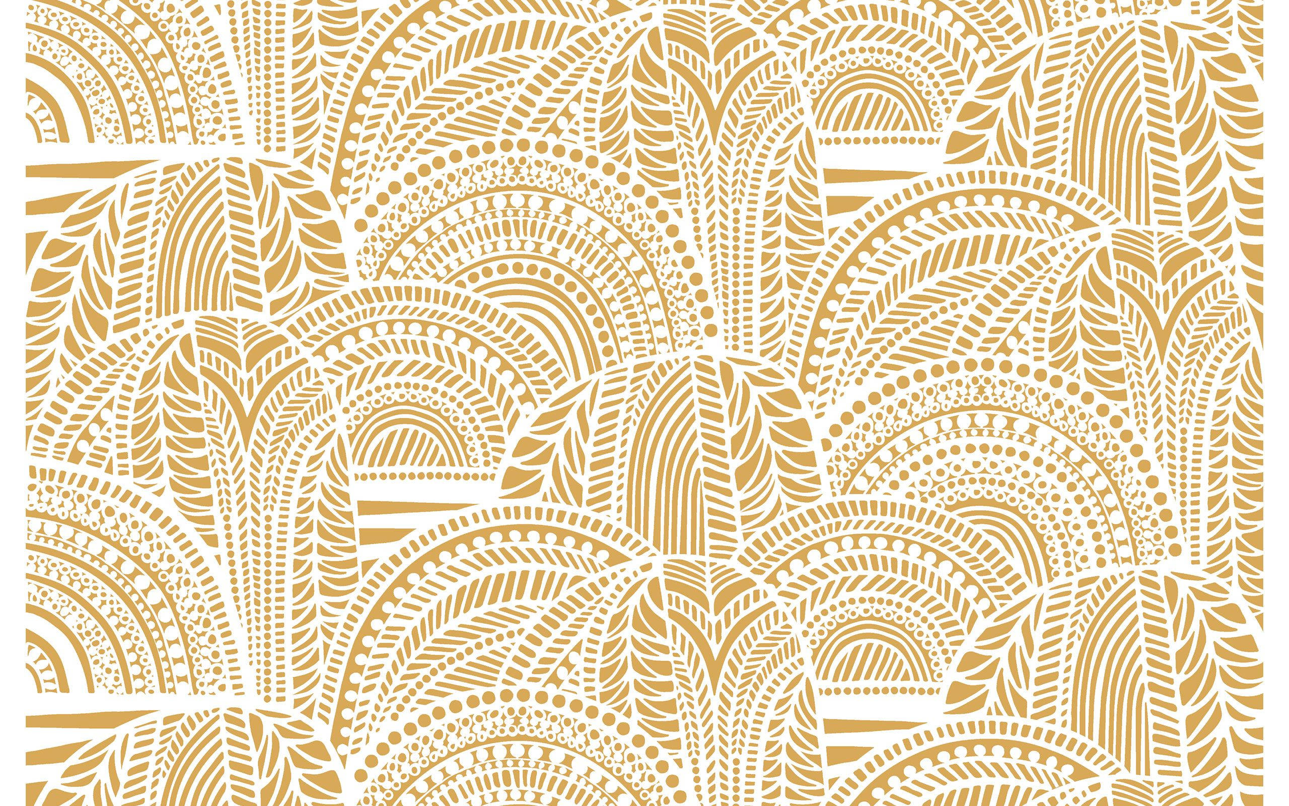 Patrón Bohemio de Vieiras Frescas Fondos de pantalla