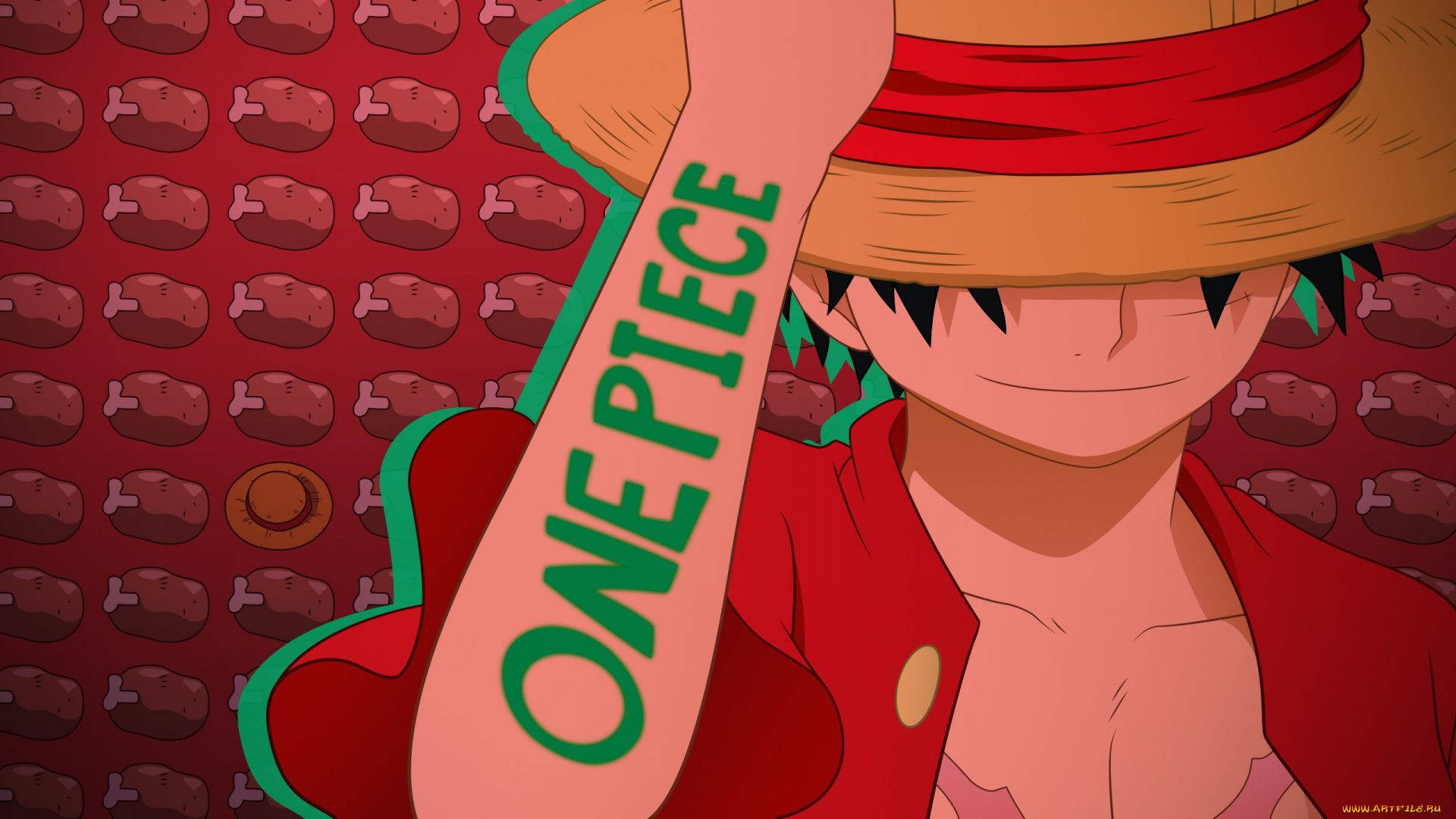 Patrón de Carne para Escritorio de One Piece Fondos de pantalla