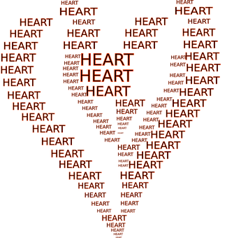 Patrón de Corazón con Degradado Rojo Fondos de pantalla