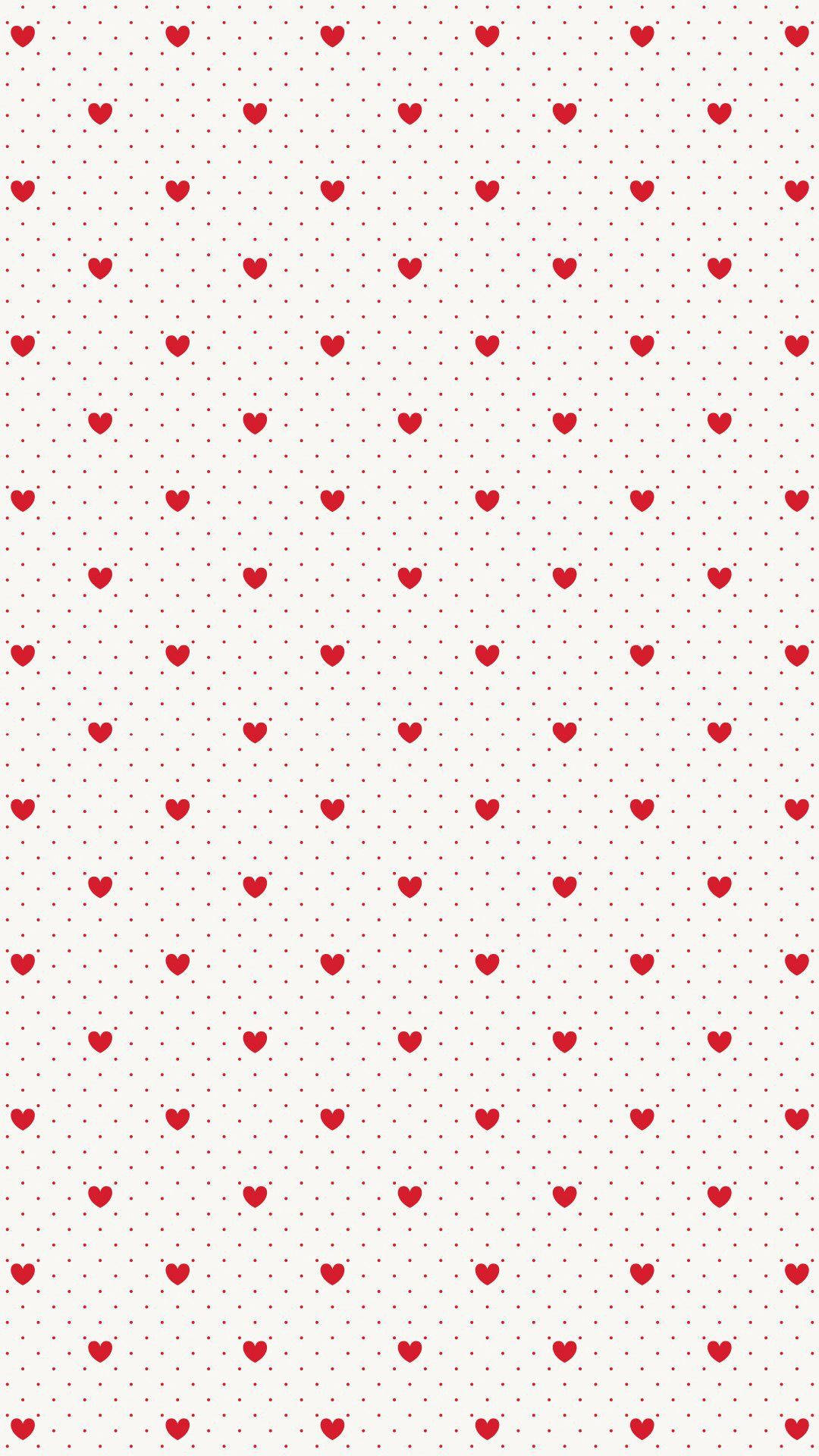 Patrón de Corazón Rojo Coqueto Fondos de pantalla