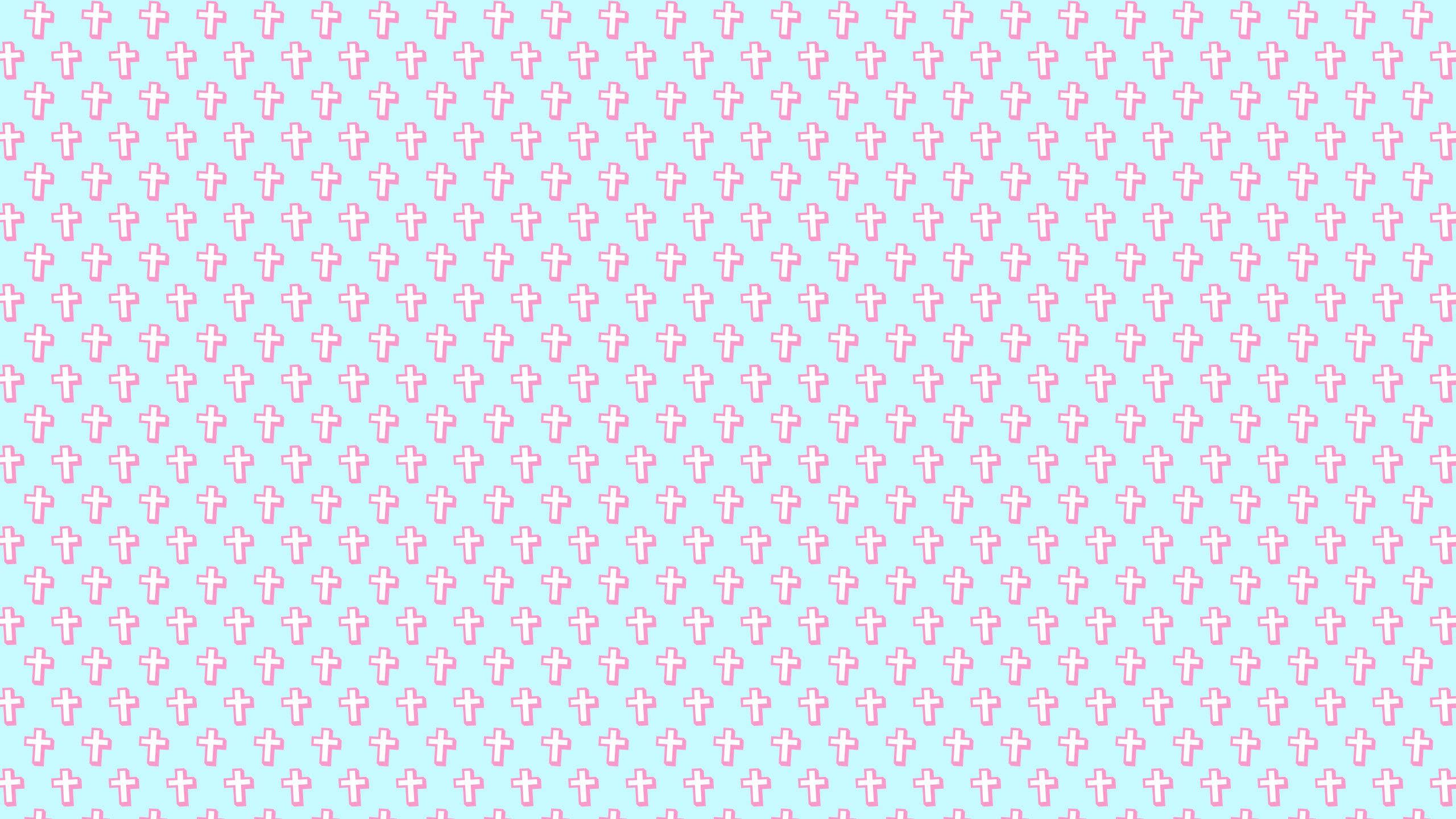 Patrón de Cruz Tierno y Femenino Fondos de pantalla