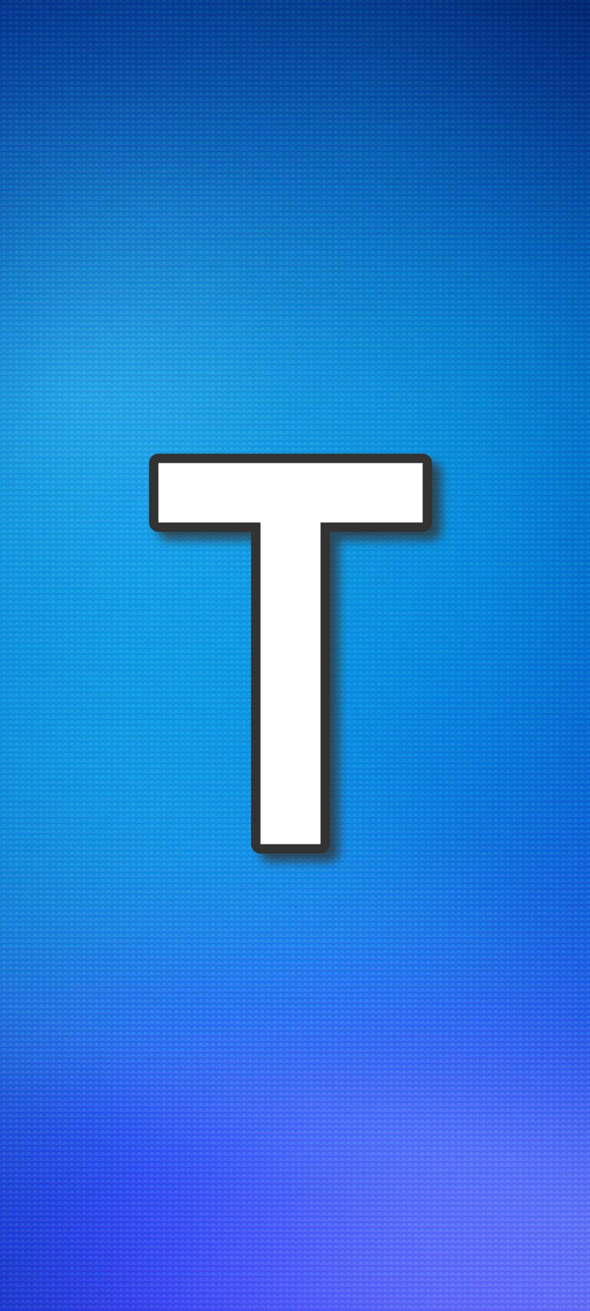 Patrón de Cuadrícula con la Letra T Fondos de pantalla