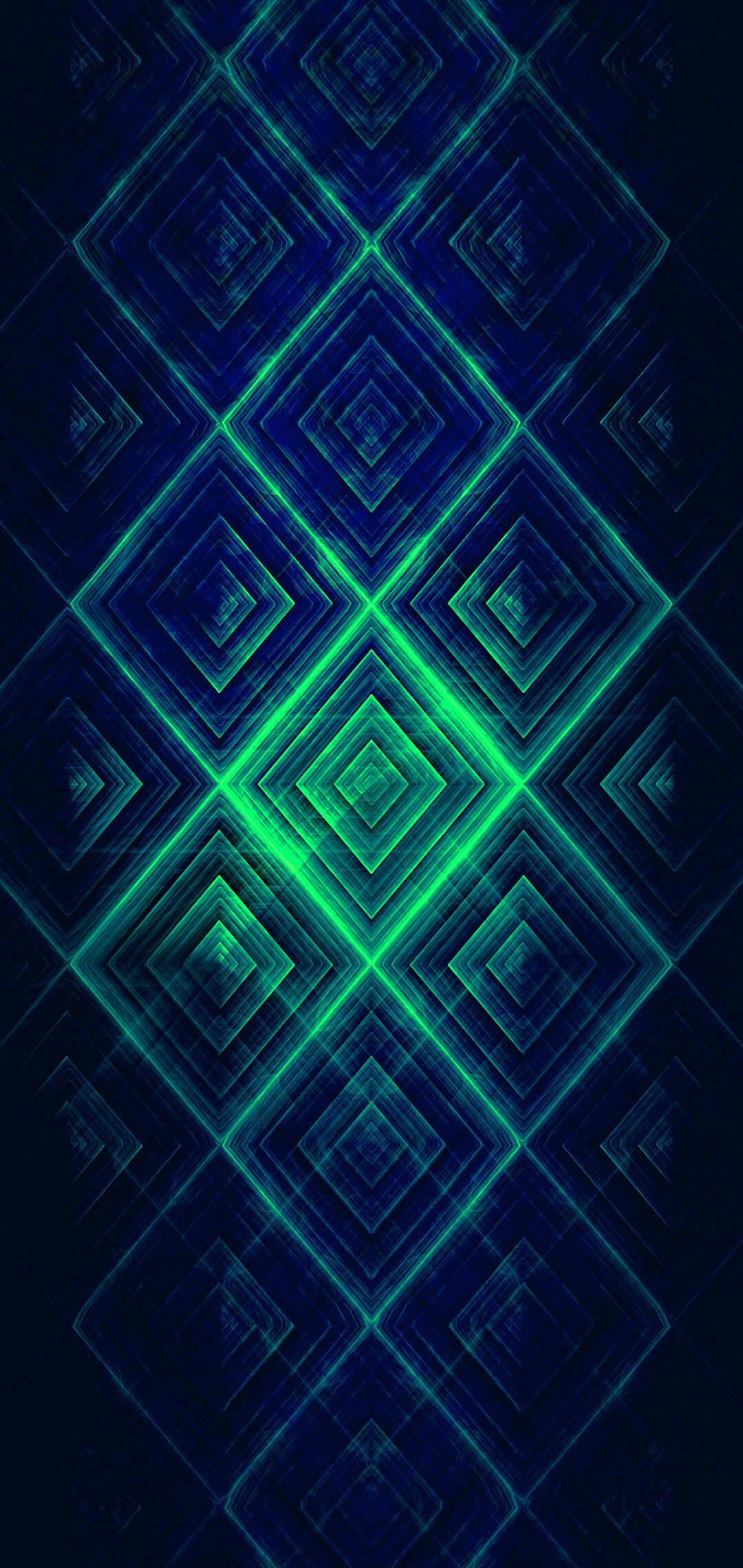 Patrón de Diamantes Verde OnePlus Fondos de pantalla