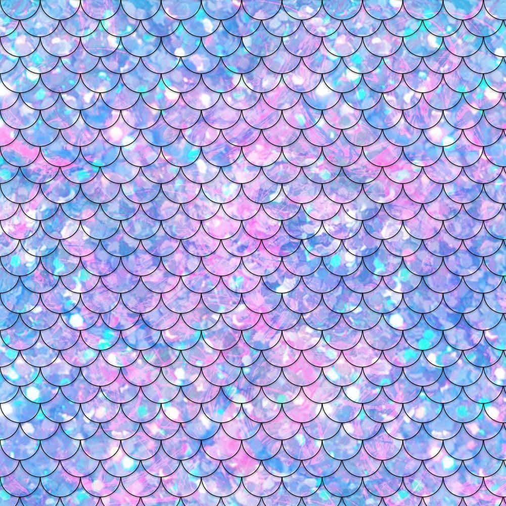 Patrón de Escamas de Sirena Brillante Fondos de pantalla