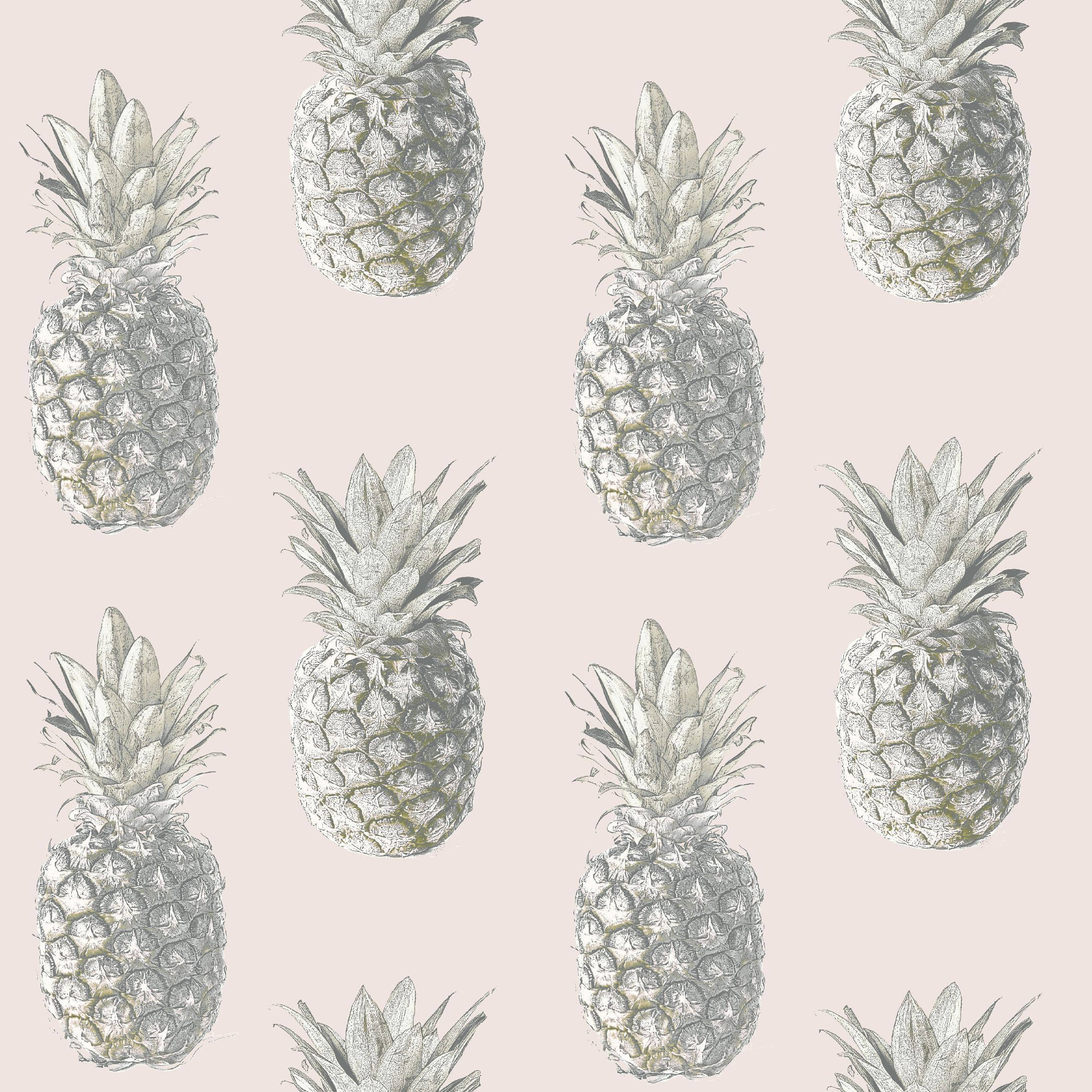 Patrón de piña rosa rubor Fondos de pantalla