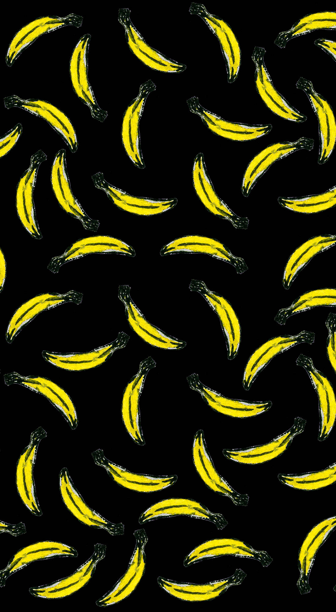 Patrón de Plátanos Dispersos Fondos de pantalla