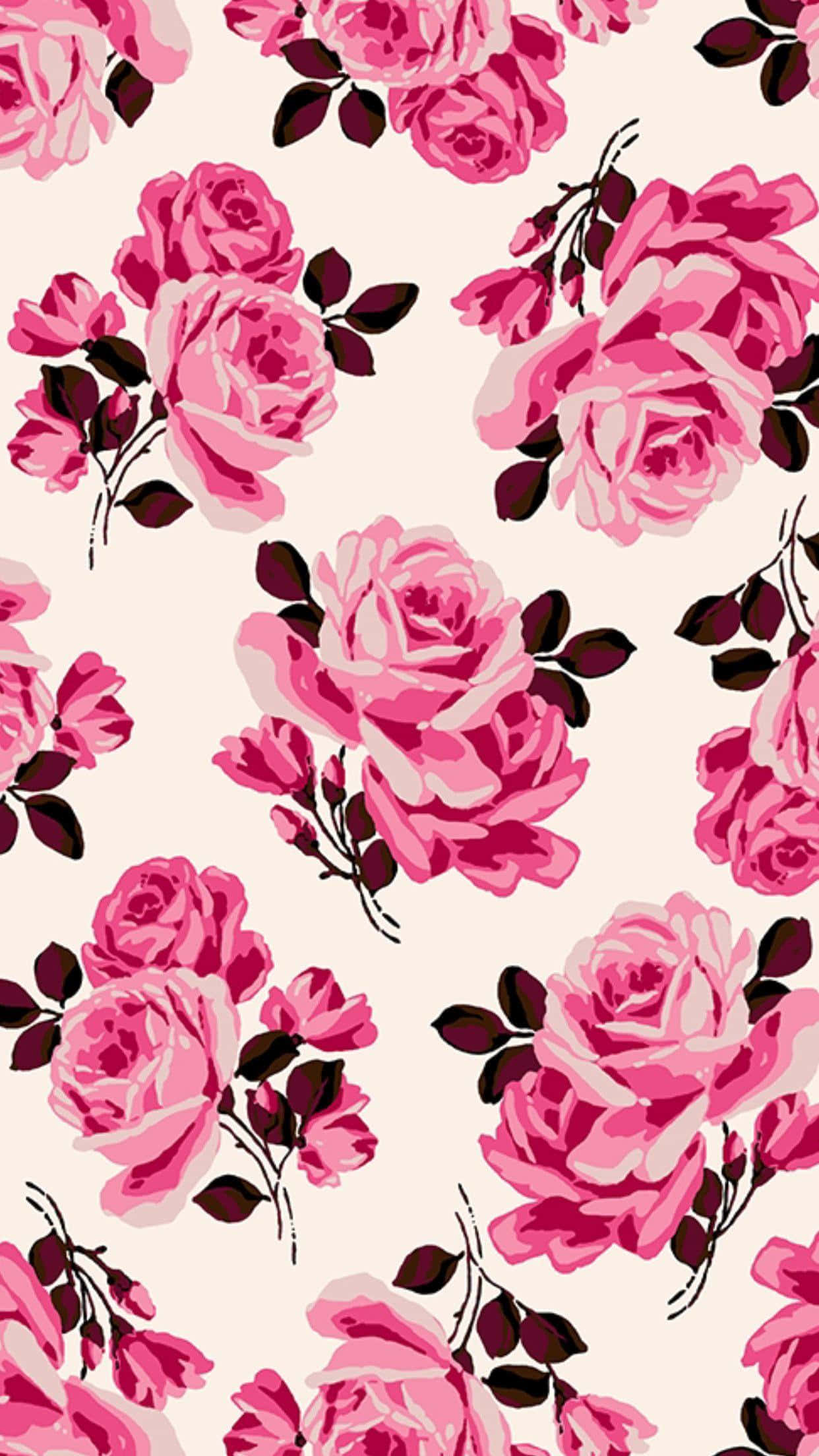 Patrón de Rosas Rosas Tierno y Femenino Fondos de pantalla
