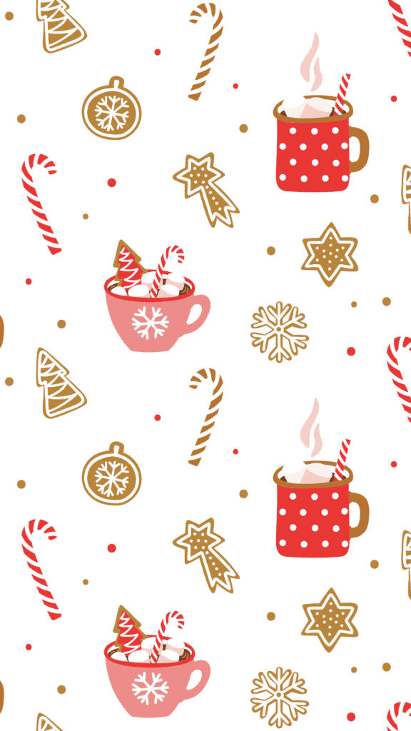 Patrón Dorado Simple de Navidad Fondos de pantalla