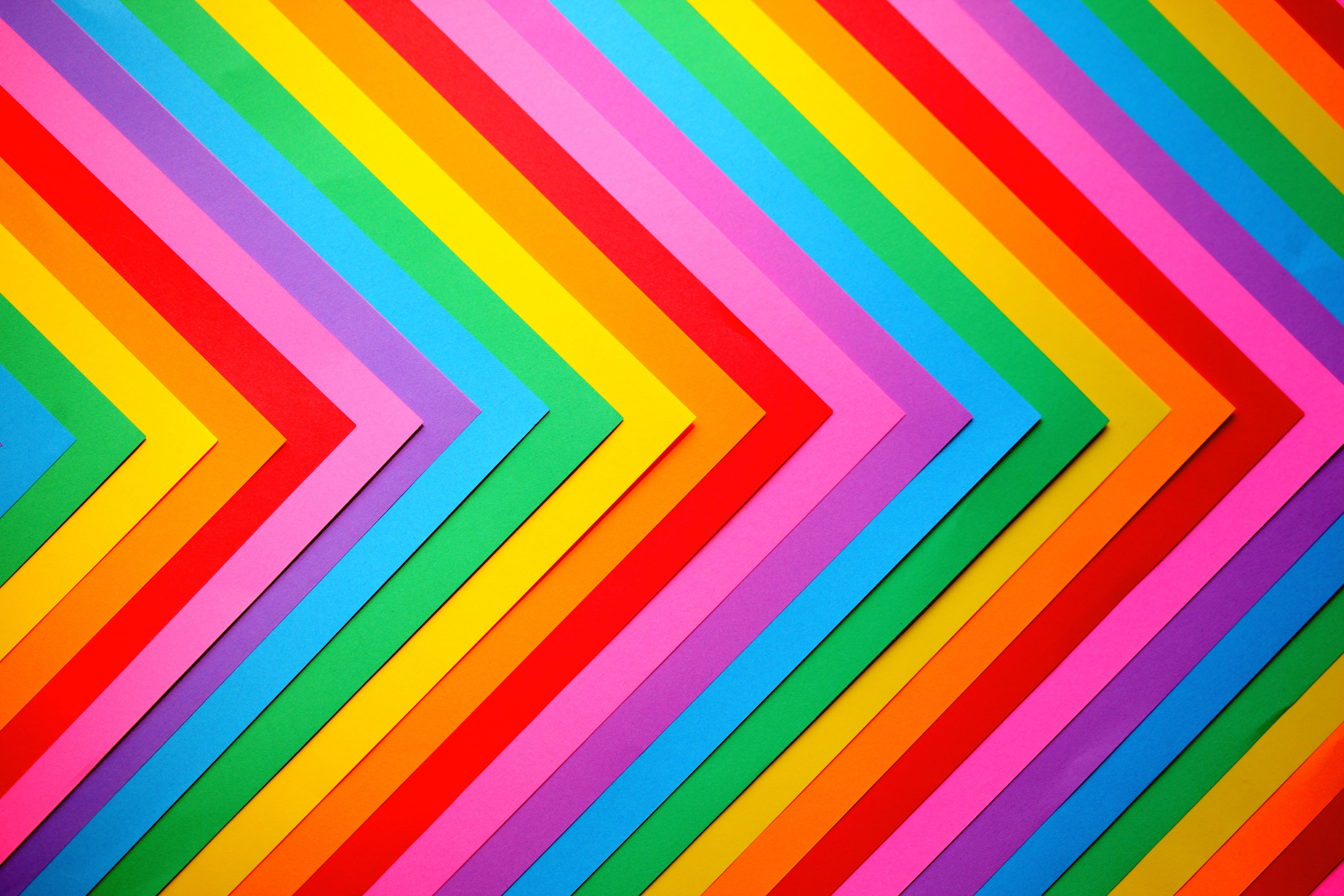 Patrón estético de papeles coloridos Fondos de pantalla
