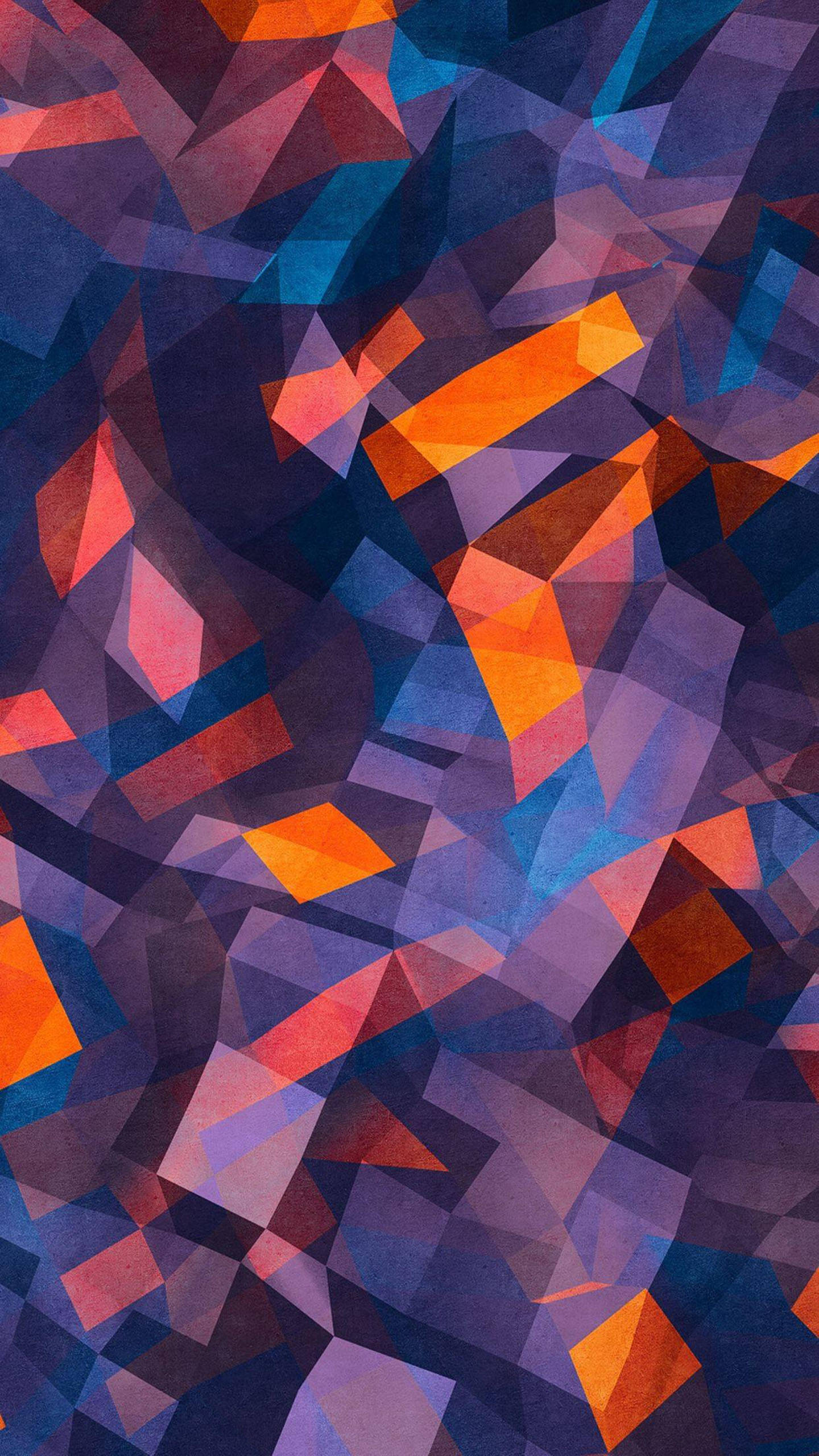 Patrón genial de formas abstractas vibrantes Fondos de pantalla