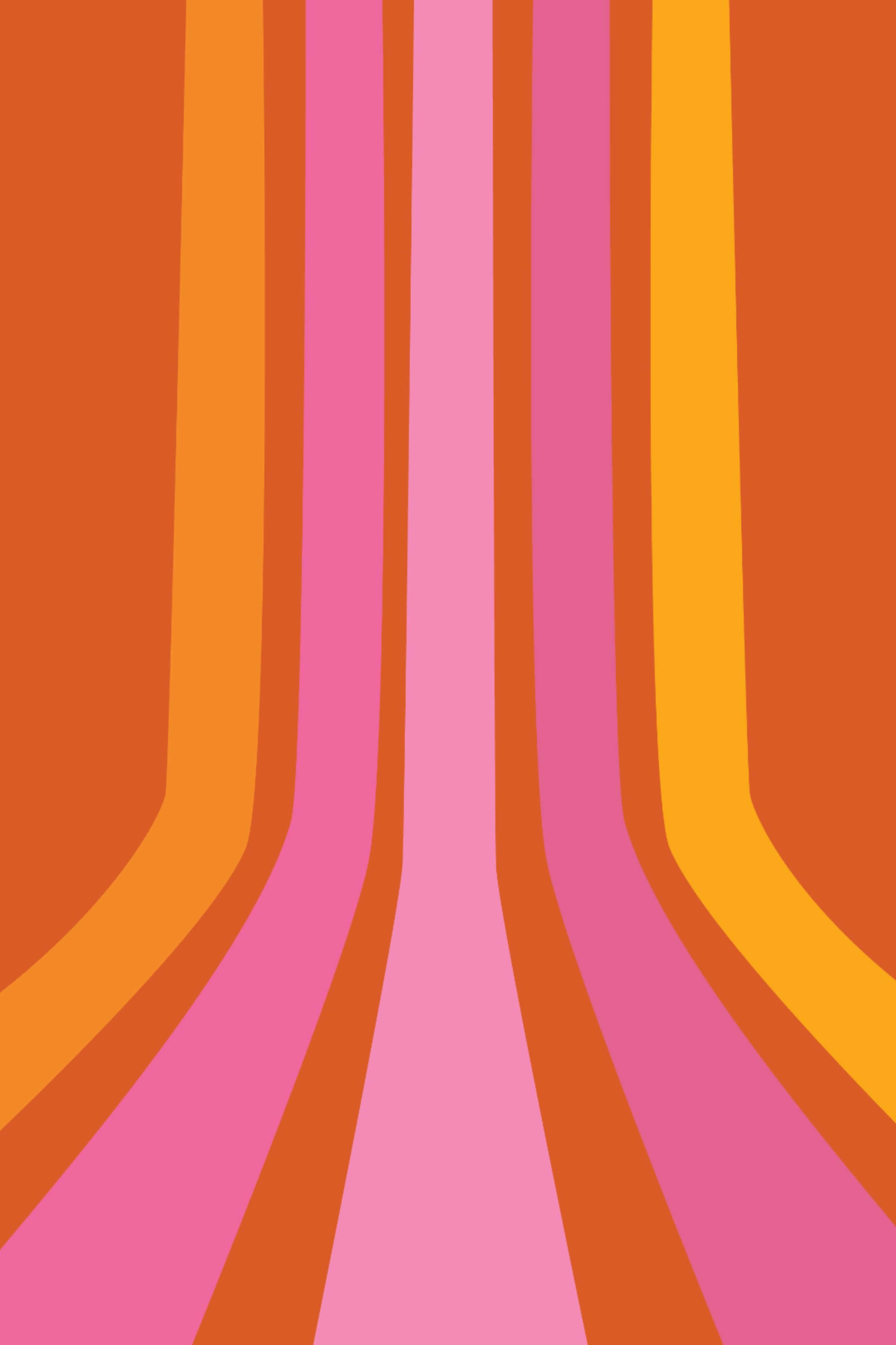 Patrón Geométrico Vintage de los 70 Fondos de pantalla