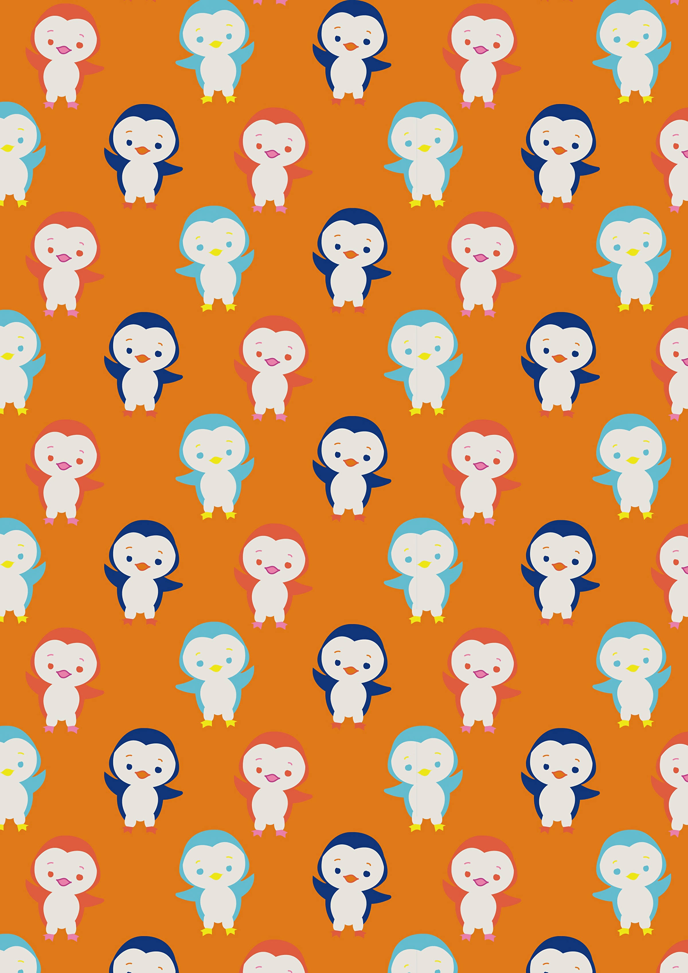 Patrón Lindo de Pingüinos Fondos de pantalla